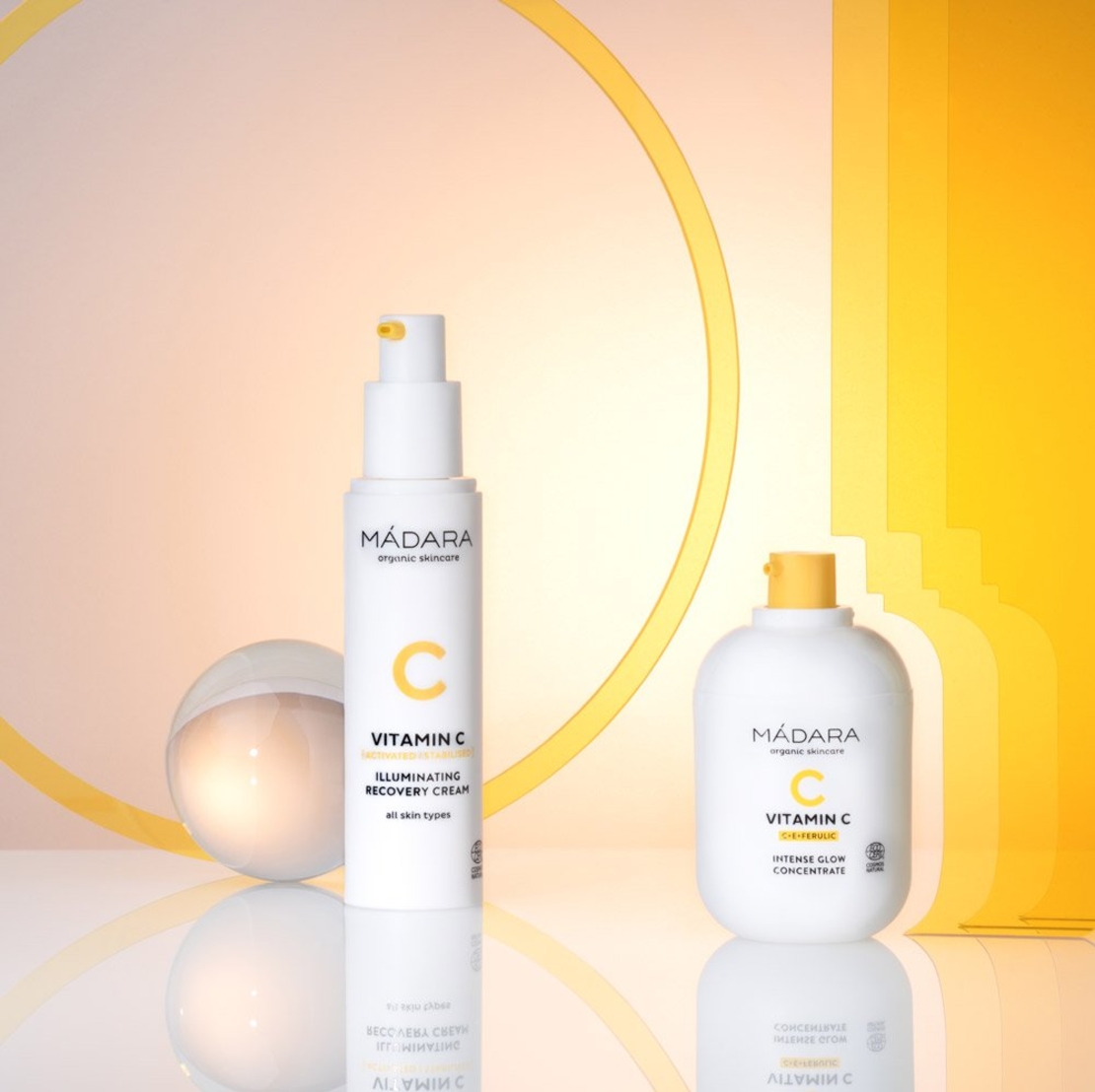 MADARA Vitamin C Intense Glow Concentrate 30ml – Ser Iluminator cu Vitamina C, E și Acid Ferulic
