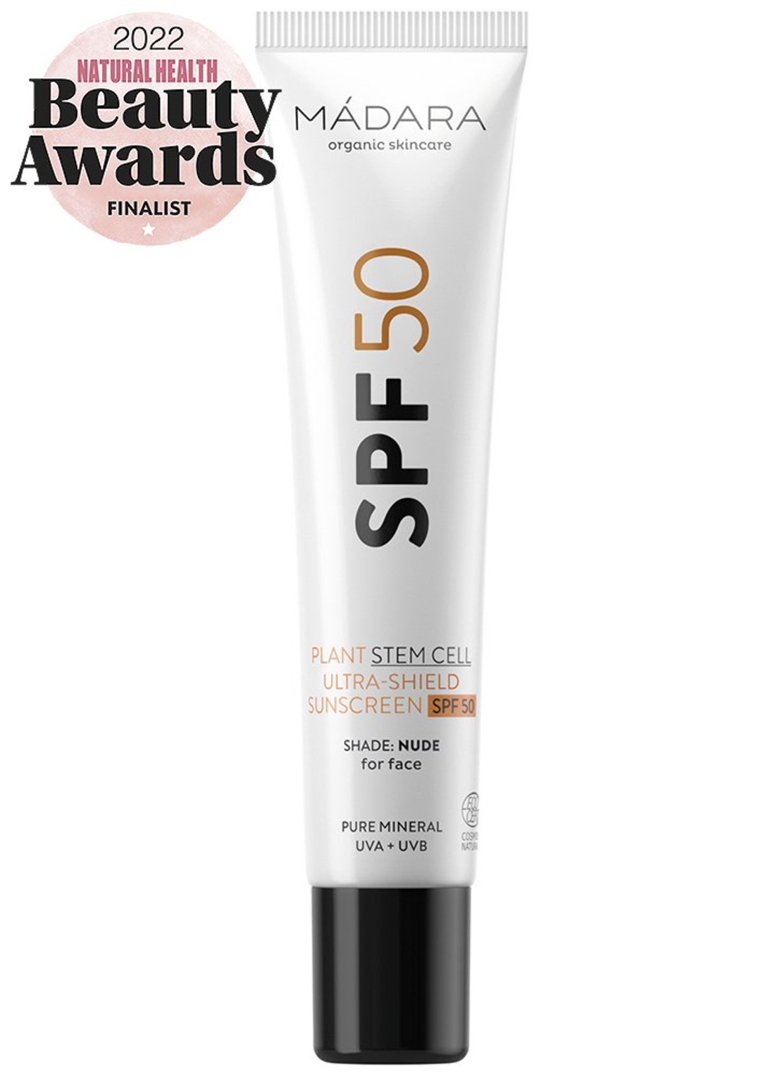 MÁDARA Cremă de Față BIO cu Protecție Solară Minerală SPF 50 - 40ml