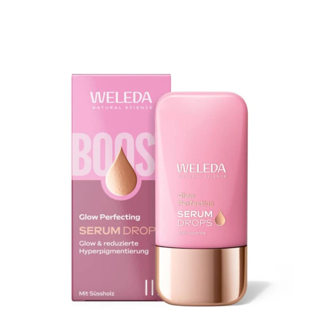 Weleda Serum Drops Booster Glow Perfecting BIO – 30 ml | Luminozitate și Uniformizarea Tenului