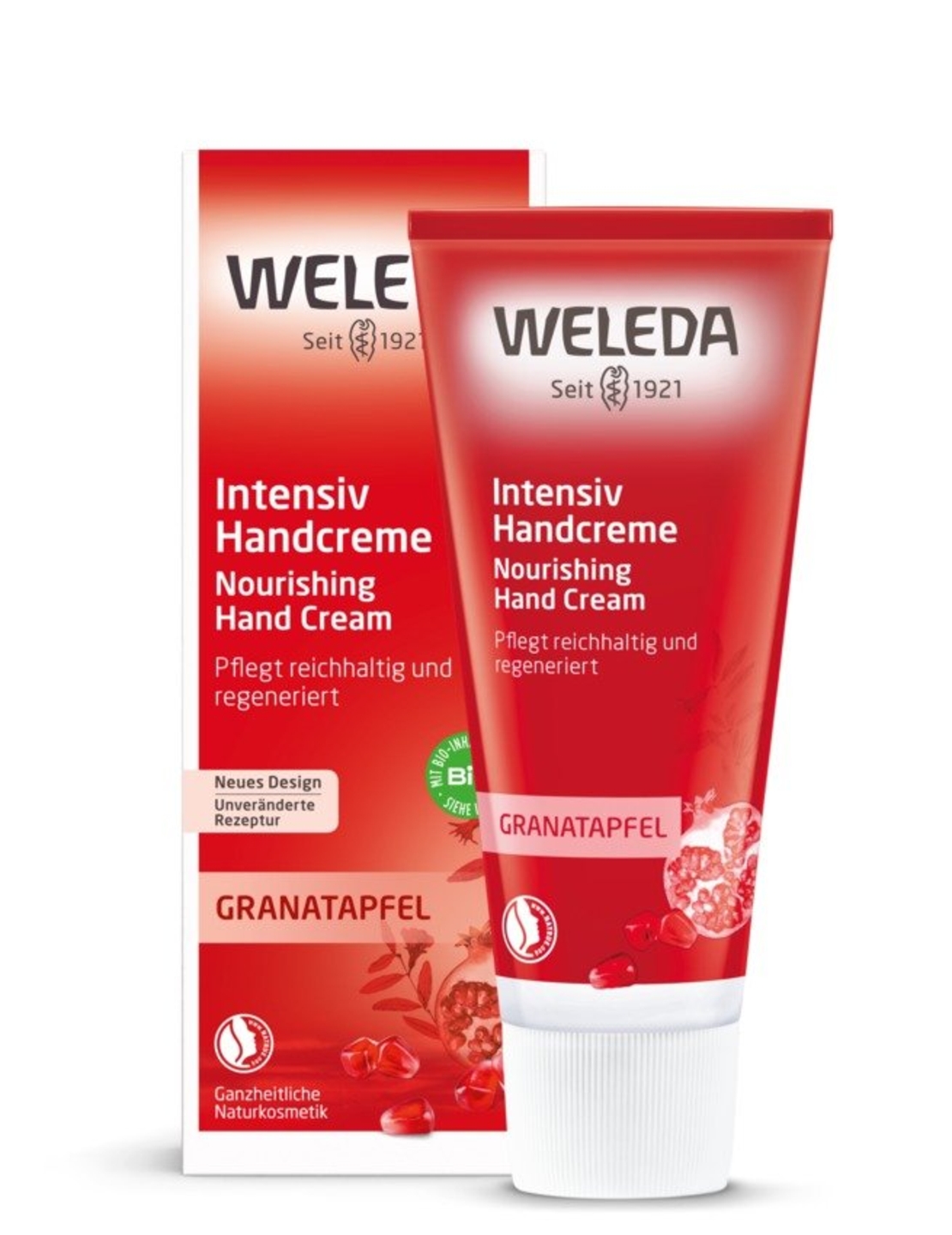 Weleda Cremă de Mâini Regenerantă cu Rodie – 50 ml | Protecție și Fermitate pentru Pielea Matură