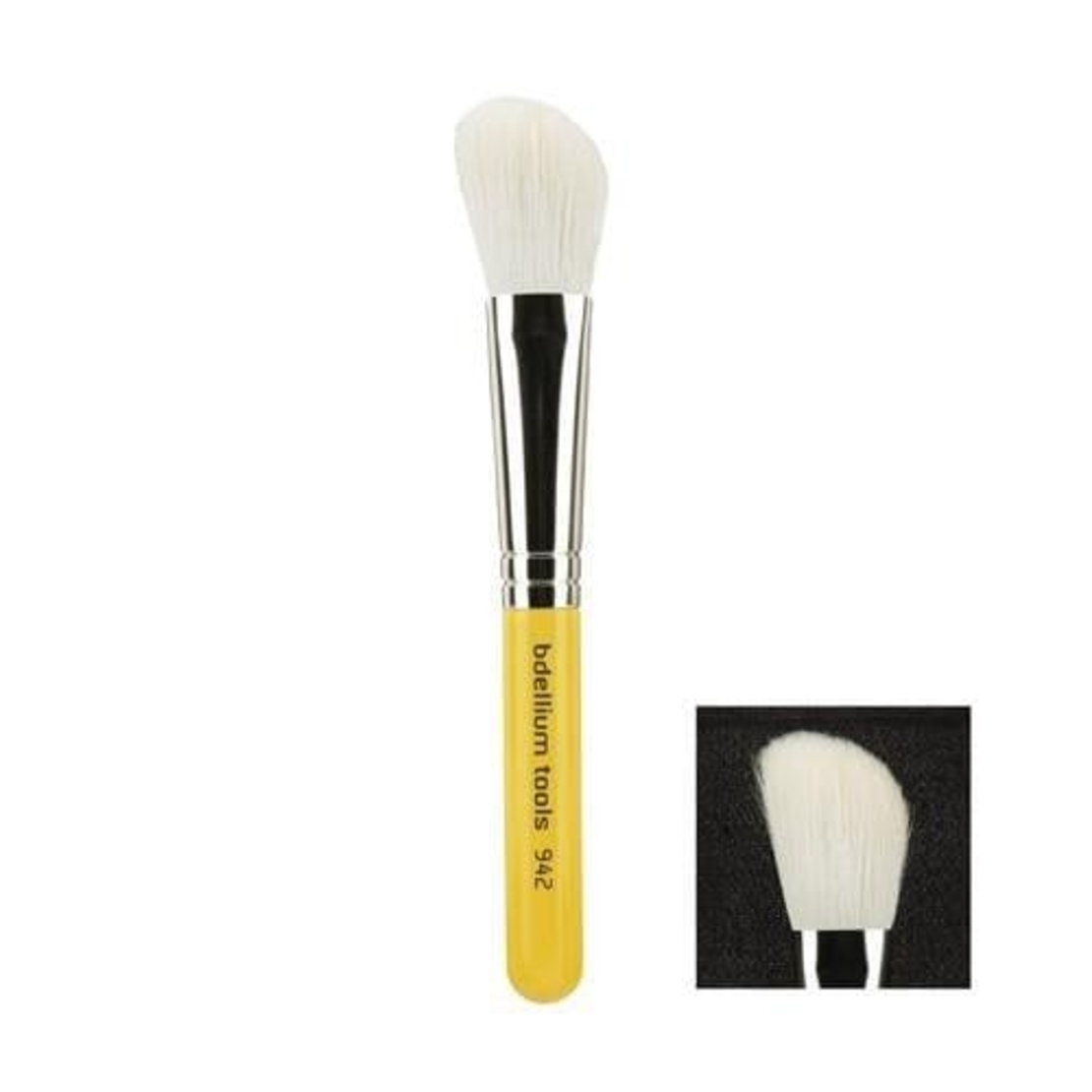 Bdellium Tools Travel Series Slanted Contour - Pensulă unghiulară pentru contur Nr. 942 T