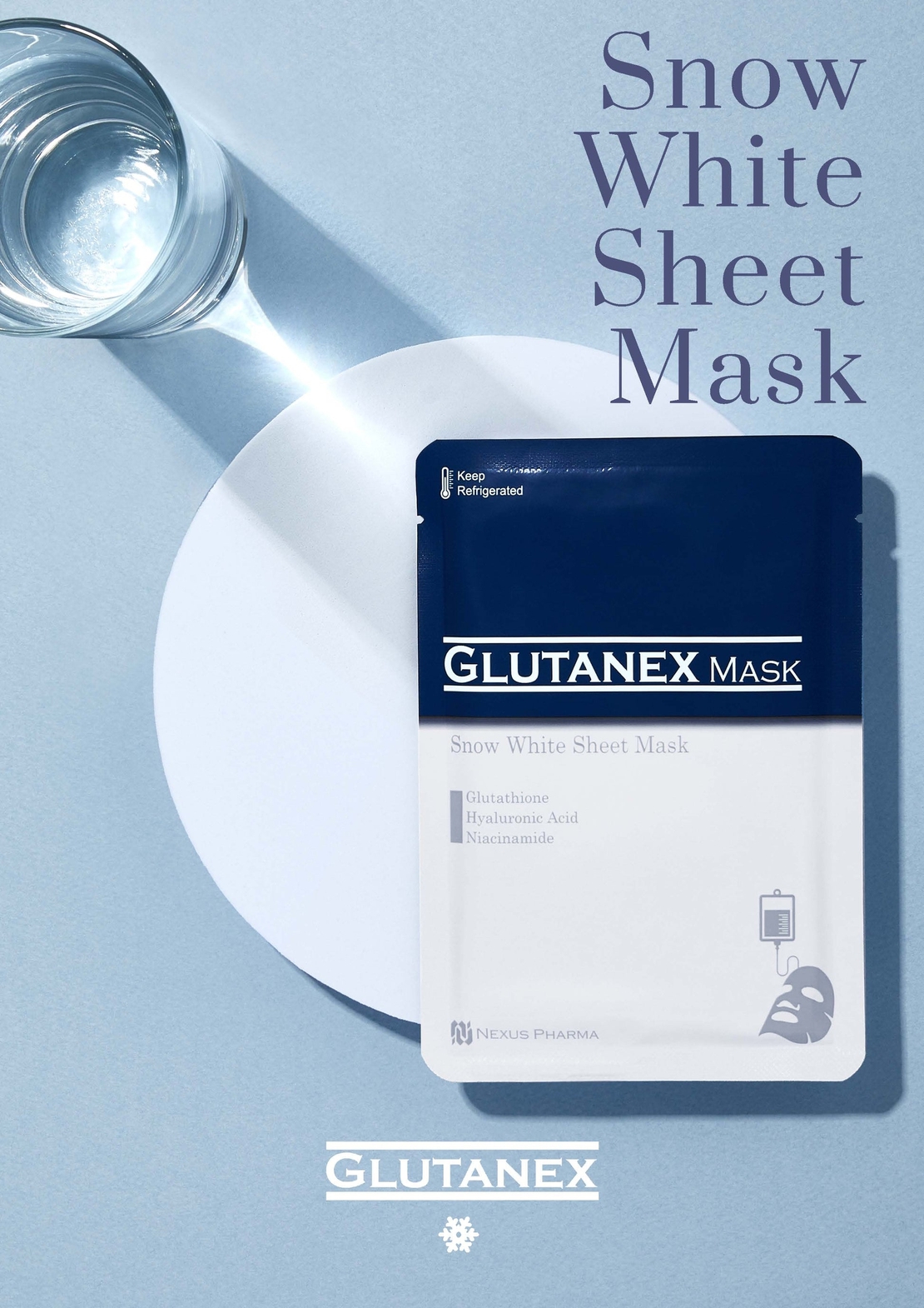 Glutanex Mask – Intensive Whitening & Brightening Sheet Mask