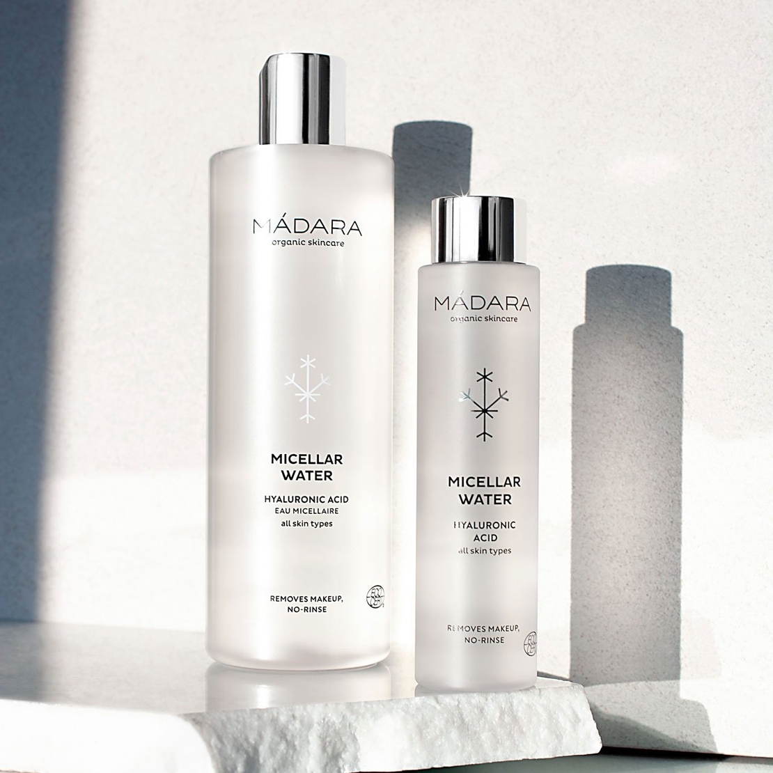 MÁDARA Apă Micelară cu Acid Hialuronic BIO VEGAN – 400 ml | Demachiere și Hidratare