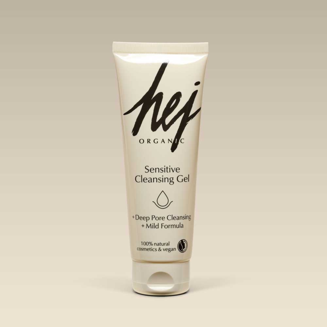 HEJ ORGANIC SENSITIVE Gel demachiant vegan pentru ten sensibil 125ml