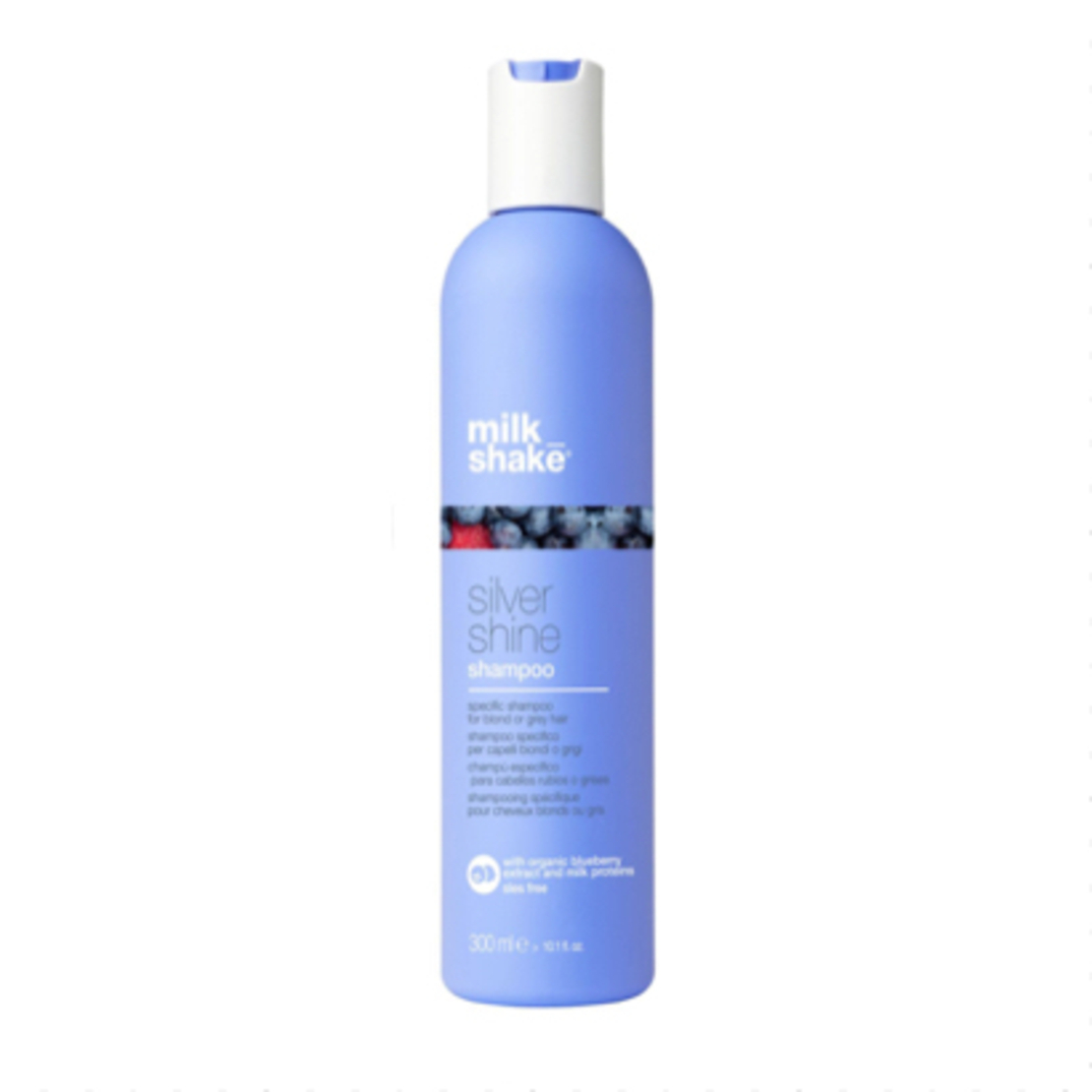 Milk_Shake® Silver Shine Shampoo – Șampon pentru păr blond, gri sau cărunt pentru neutralizarea tonurilor de galben