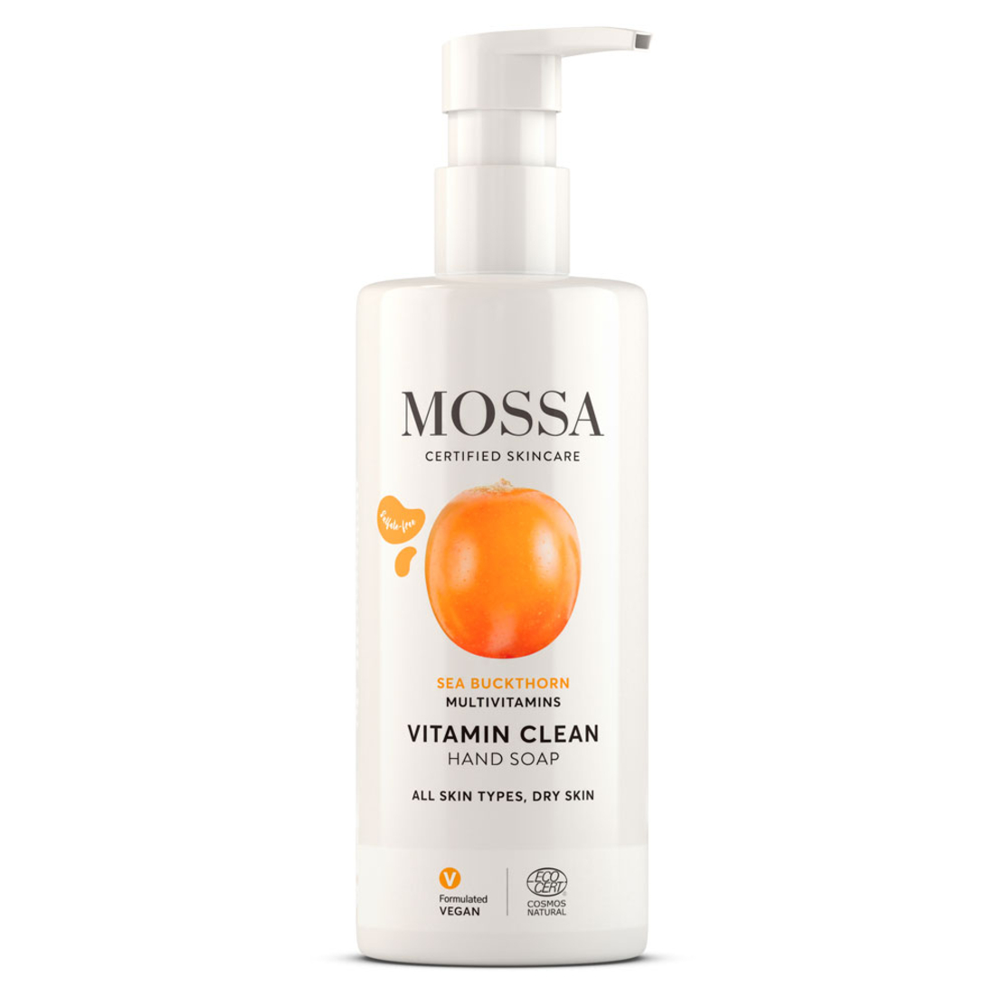 MOSSA Vitamin Clean Săpun Lichid BIO pentru Mâini 250ml – Fără Sulfați, cu Cătină