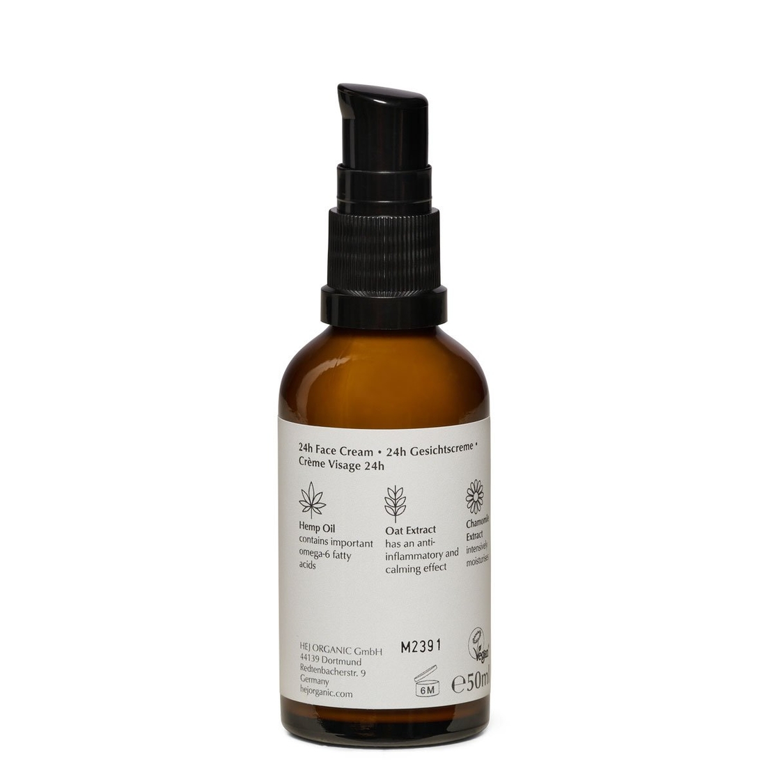 HEJ ORGANIC  Cremă de zi SPF 15 SENSITIVE 30ml