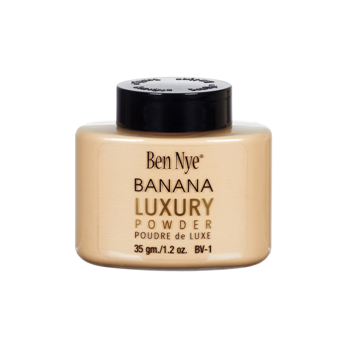 Ben Nye Banana Luxury Powder - Pudră matifiantă pentru ten deschis-mediu 35g