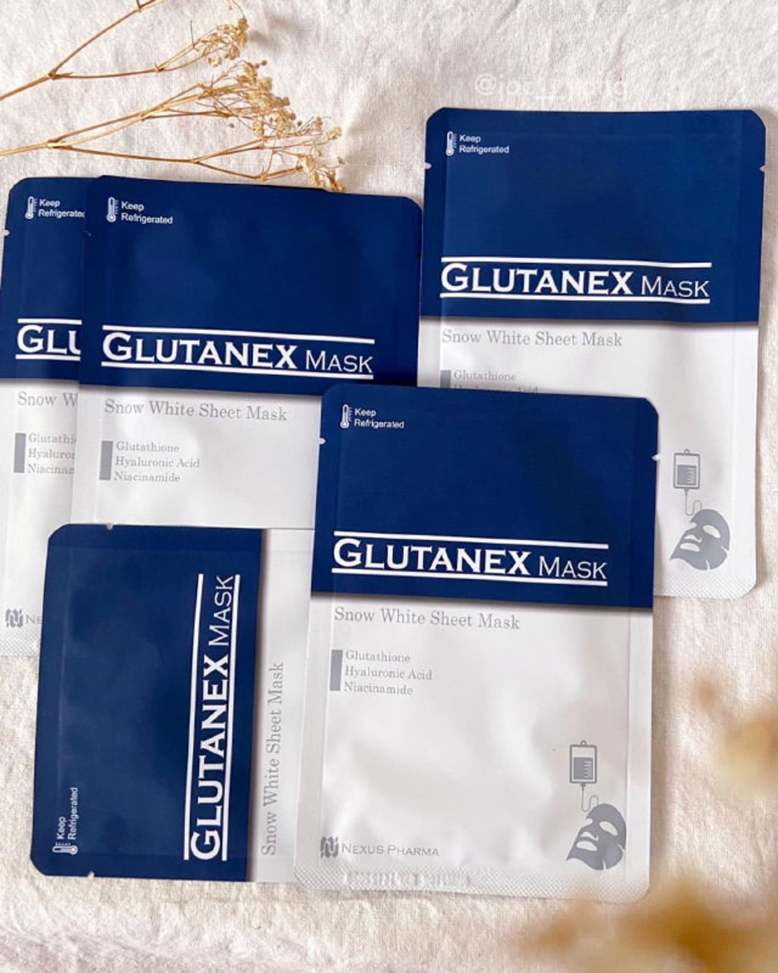 Glutanex Mask – Intensive Whitening & Brightening Sheet Mask