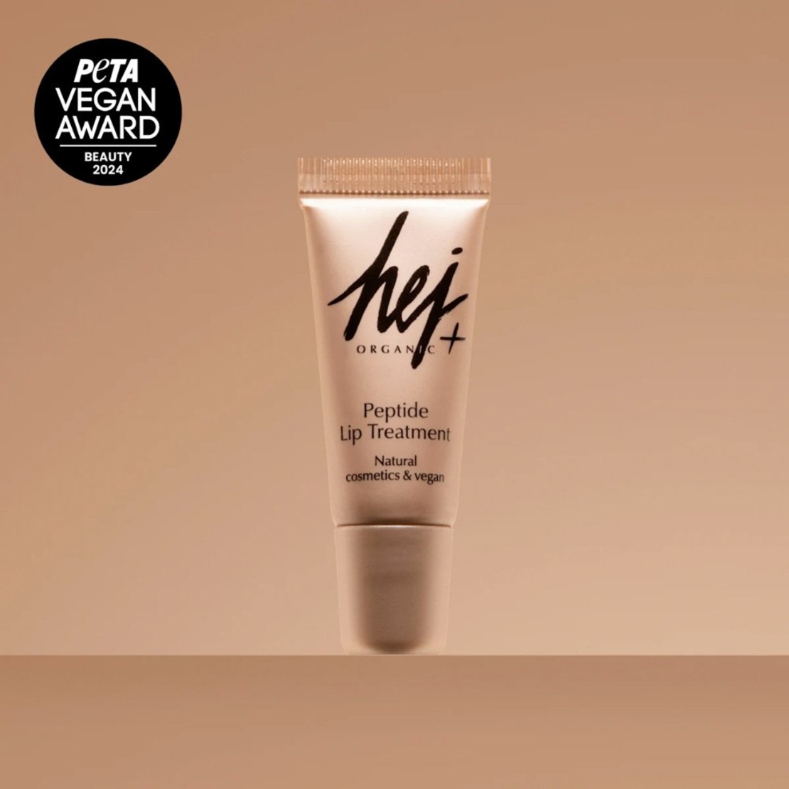 HEJ ORGANIC Tratament pentru Buze cu Peptide Vegan 8ml – Hidratare și Efect Glossy