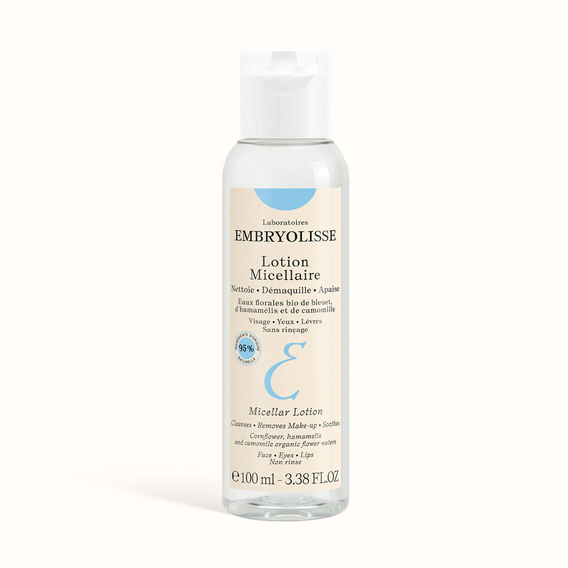 Embryolisse Lotion Micellaire – Loțiune micelară delicată pentru curățarea și demachierea ochilor, buzelor și a tenului 100ml