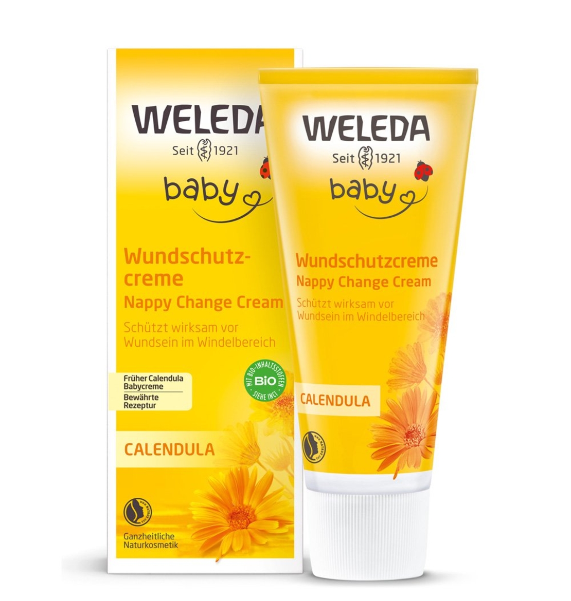 Weleda Baby Cremă cu Gălbenele pentru Zona Scutecului BIO – 75 ml