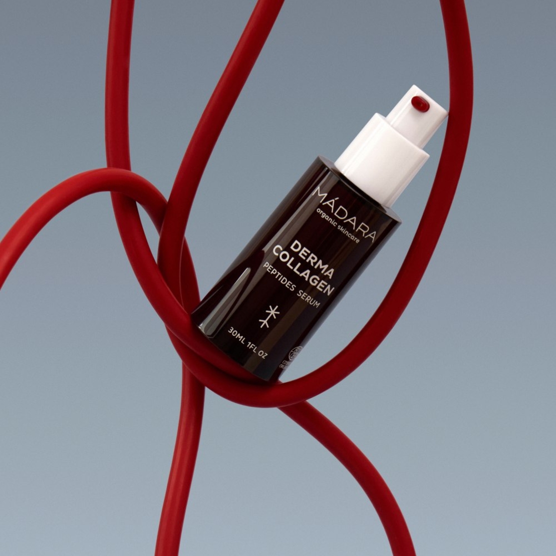 MÁDARA DERMA COLLAGEN Peptide Serum BIO & VEGAN – 30 ml | Fermitate și Anti-Aging