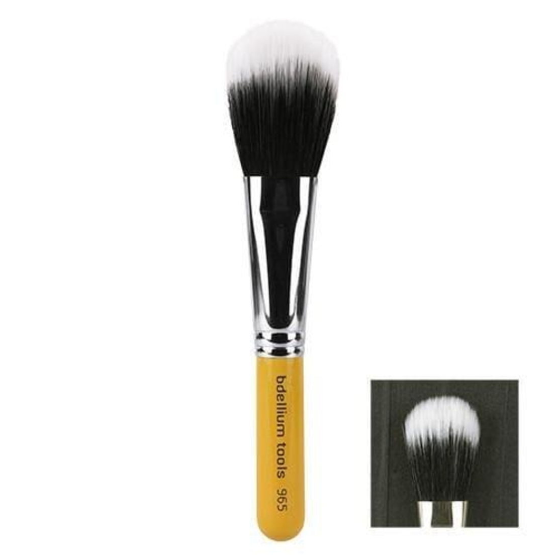 Bdellium Tools  Travel Series Duet Fiber Blusher - Pensulă pentru pomeți Nr. 965 T