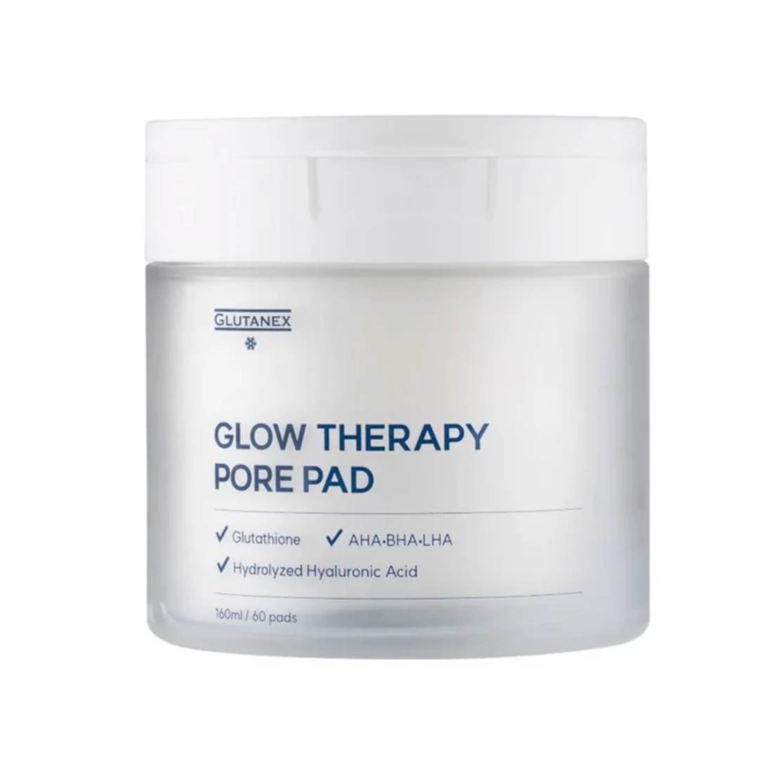 Glutanex Glow Therapy Pads – Pad-uri Exfoliante pentru Curățarea Porilor, Sebum și Luminozitate 60buc