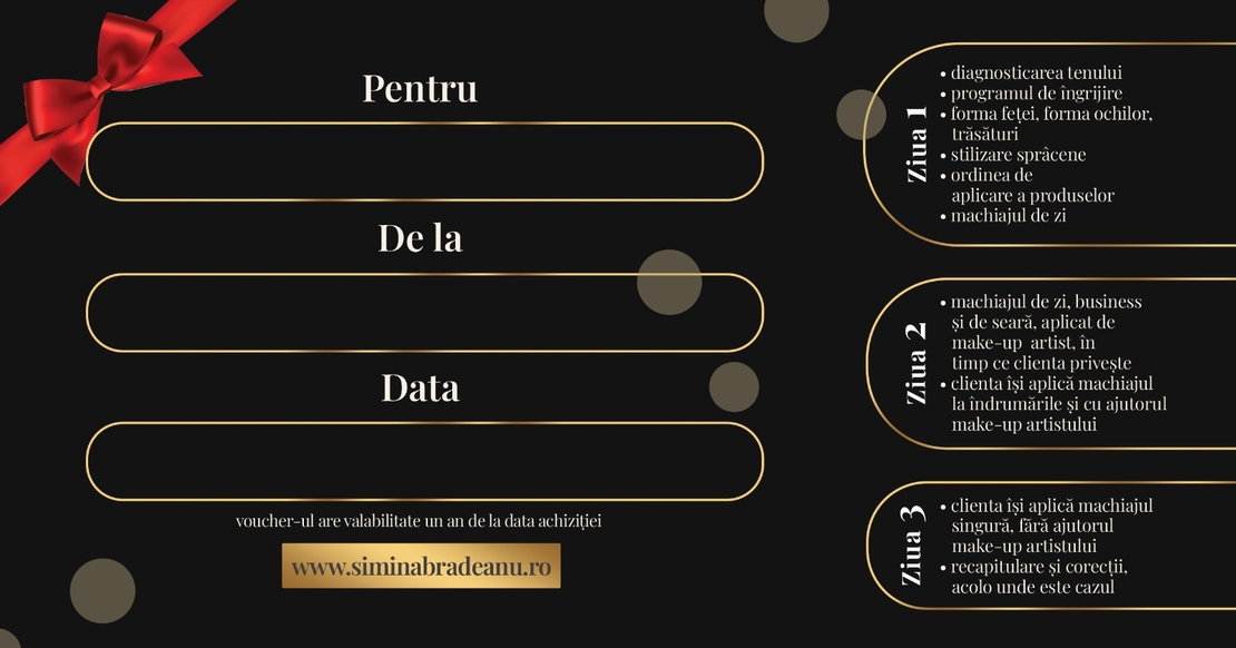 Voucher Curs Automachiaj Individual