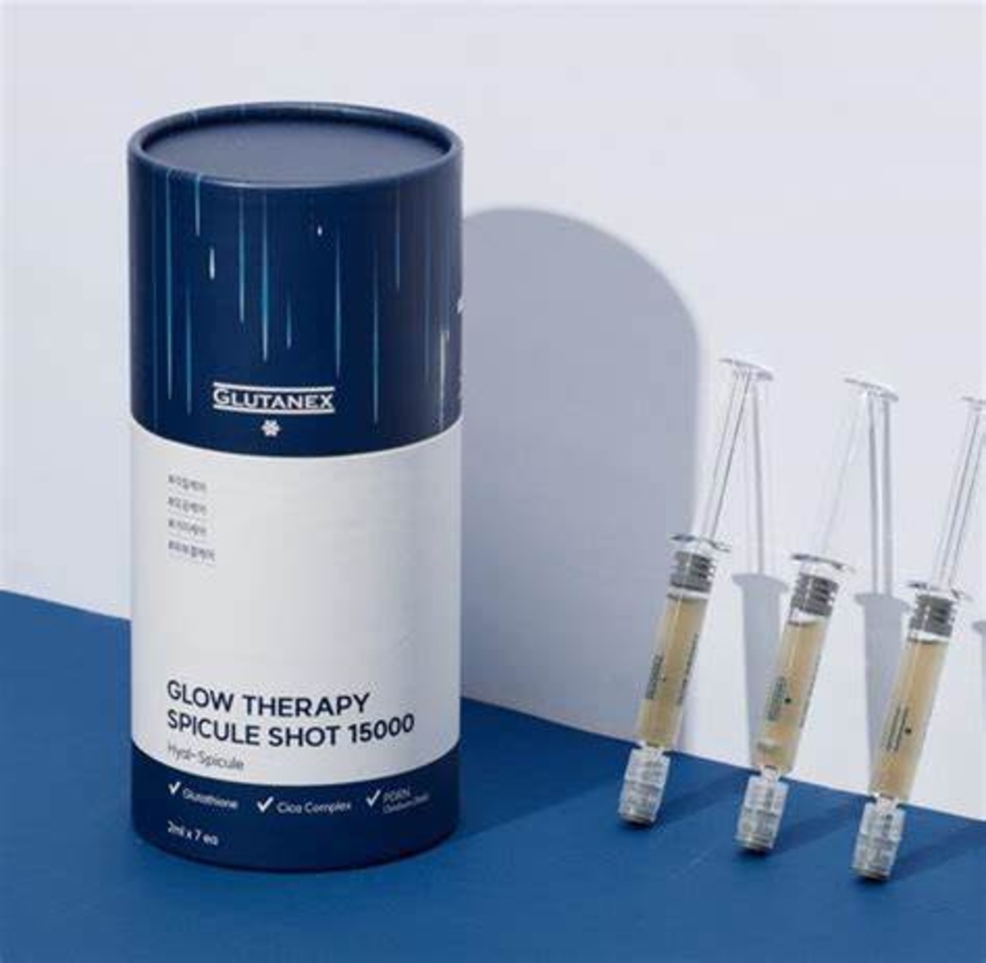 GLUTANEX GLOW THERAPY SPICULE SHOT 15000 HYAL-SPICULE – Ser cu Spicule si Acid Hialuronic 2ml x 7 ea