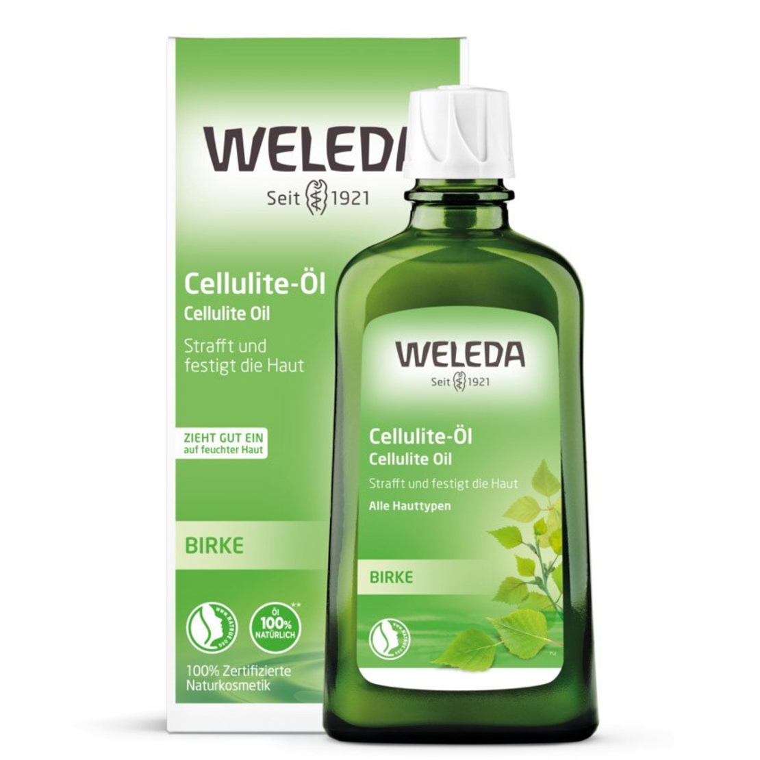 Weleda Ulei Anticelulitic cu Mesteacăn BIO 200ml – Ulei de Masaj pentru Fermitatea Pielii