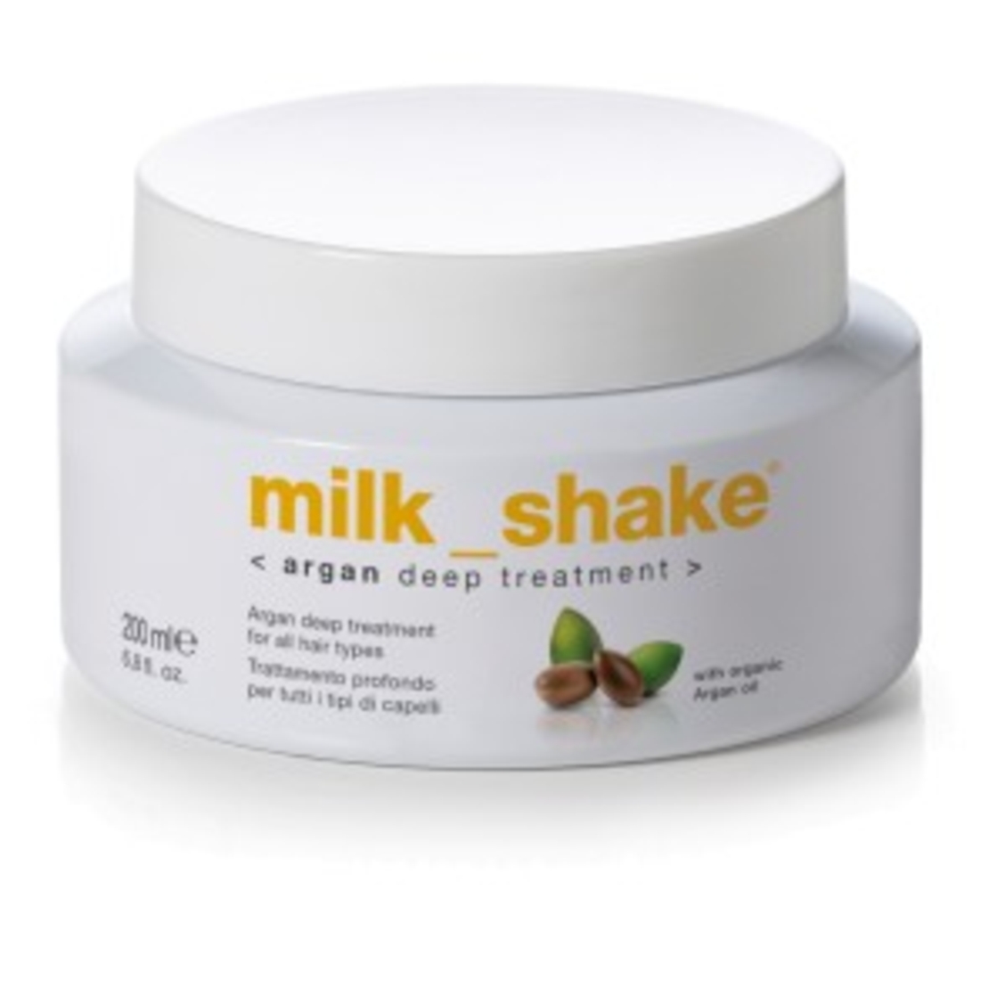 Milk_Shake Argan Deep Treatment  for all hair types delivering hydration, smoothness, and intense shine 200ml
