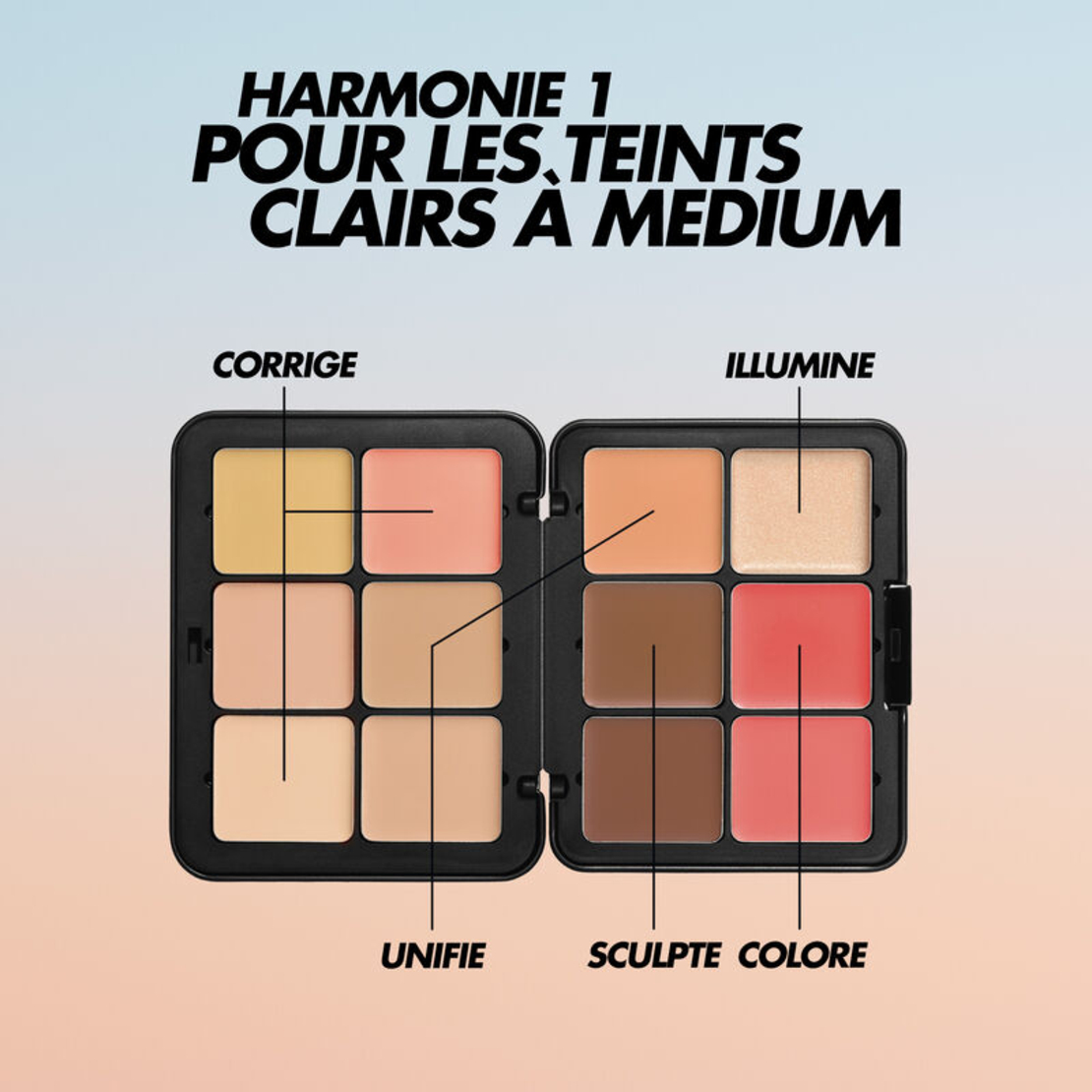 MAKEUP FOR EVER HD SKIN ALL-IN-ONE FACE PALETTE CREMĂ- 26.5G