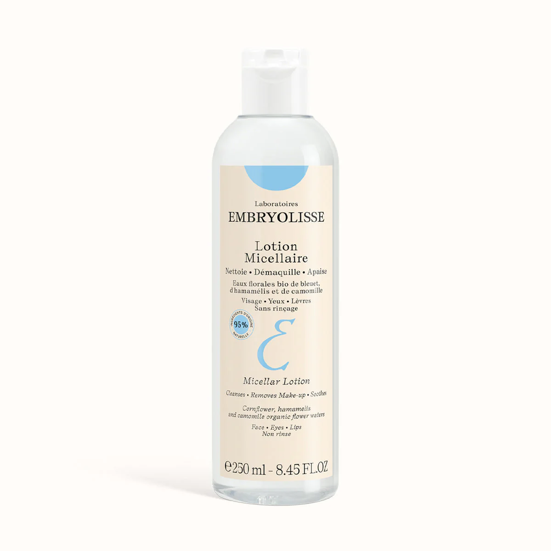 Embryolisse Lotion Micellaire – Loțiune micelară delicată pentru curățarea și demachierea ochilor, buzelor și a tenului 250ml