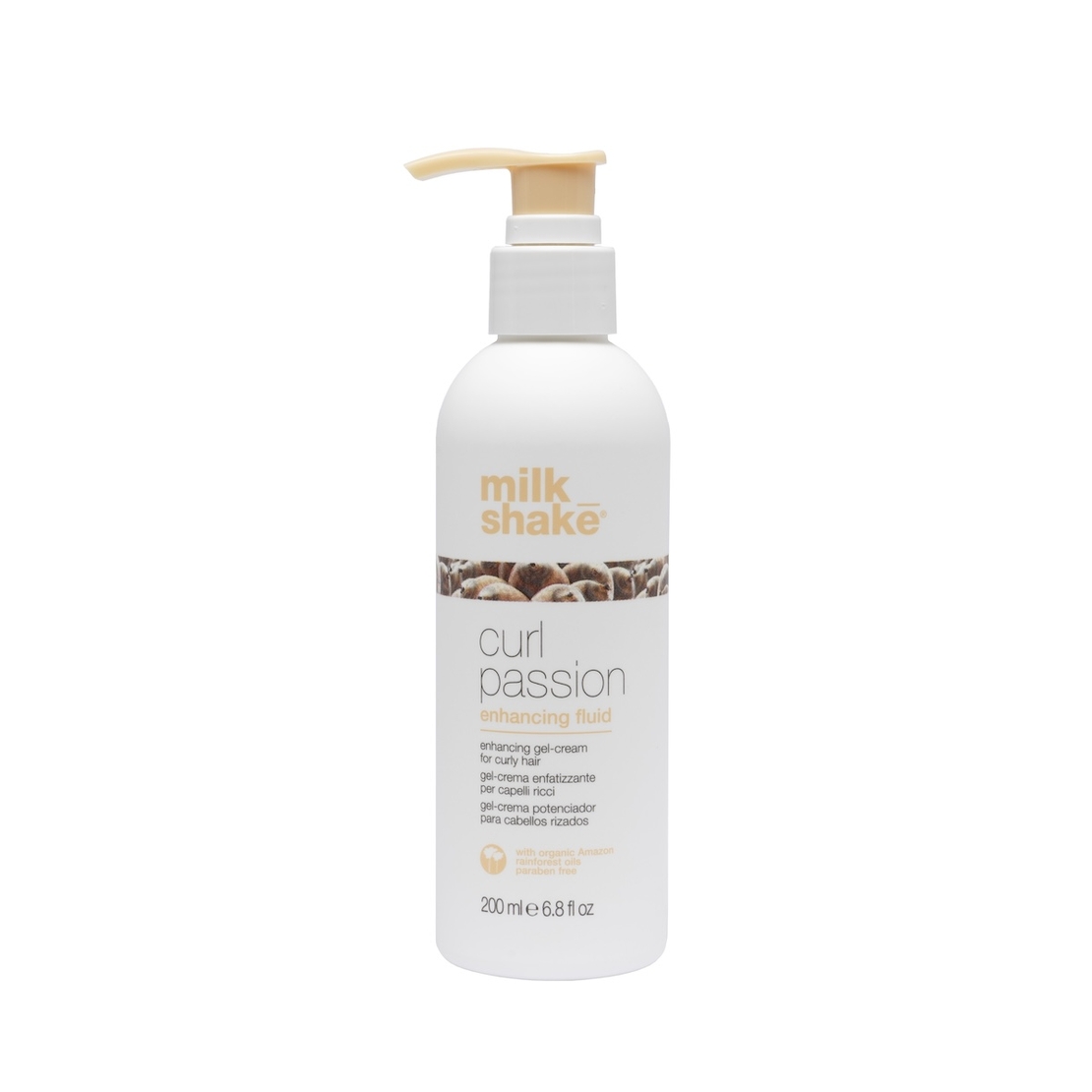 Milk_Shake Curl Passion Enhancing Fluid- Gel-cremă de definire pentru păr creț 200 ml