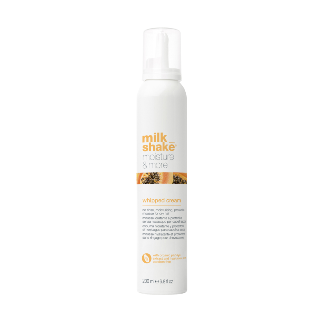 Milk_Shake® Moisture & More Whipped Cream- leave-in conditioning foam with a hydrating effect for dry hair