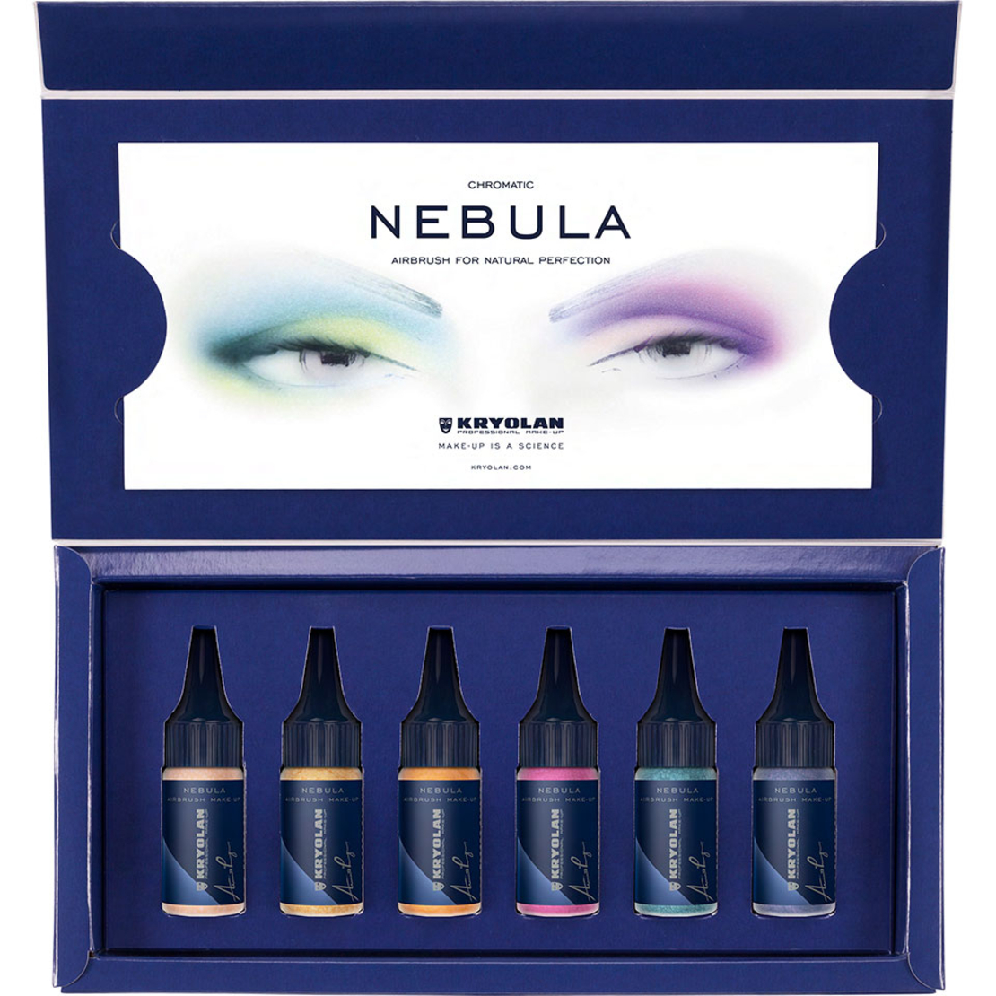 Kryolan Nebula Chromatic Airbrush - Culori cromatice pentru aerograf 14ml