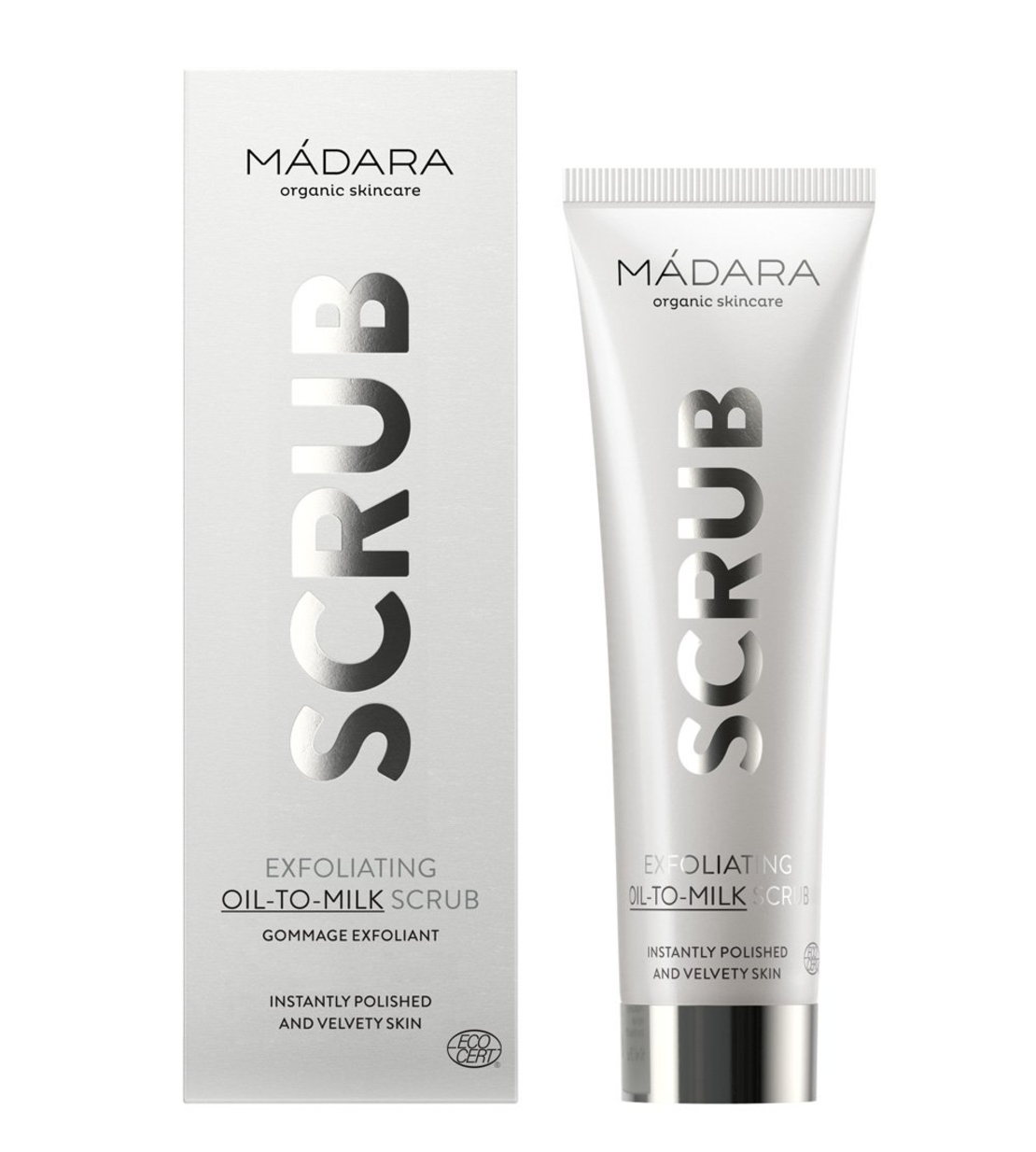 MÁDARA OIL-TO-MILK Peeling Facial BIO și VEGAN – 60 ml | Exfoliere și Luminozitate