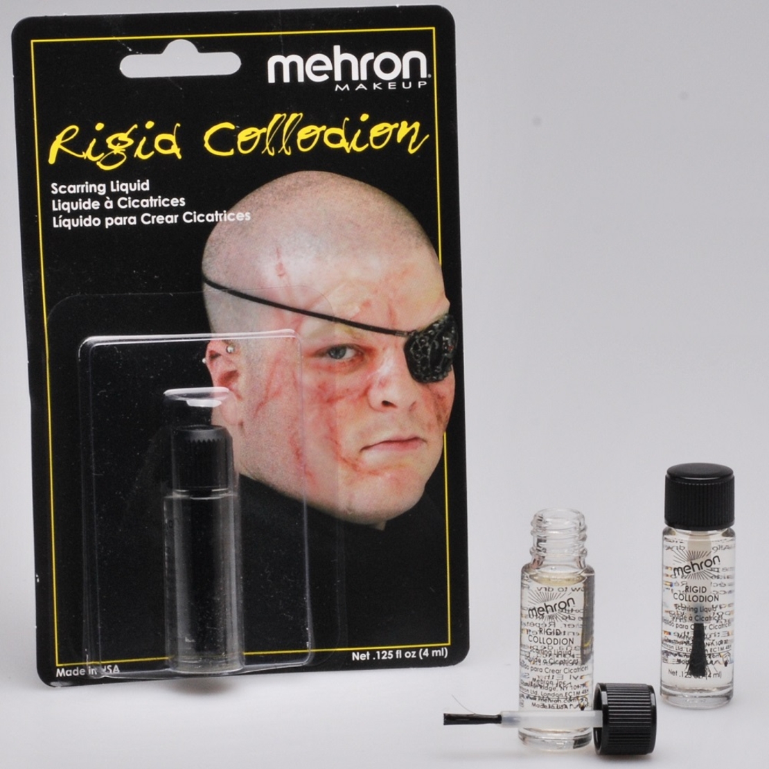 MEHRON  Rigid Collodion 4 ml – Lichid pentru Cicatrici False și Machiaj Efecte Speciale SFX