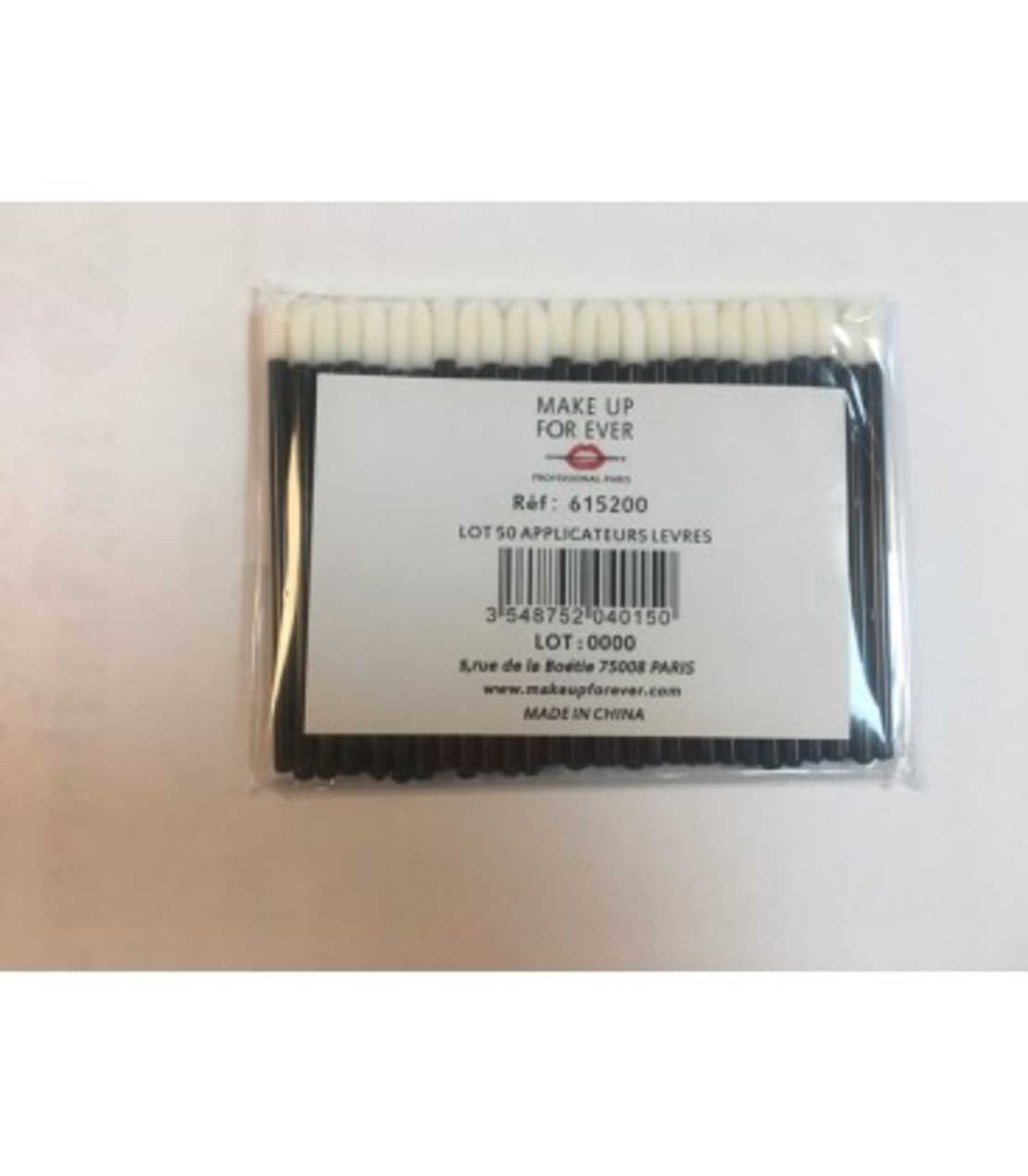 MAKEUP FOR EVER APPLICATEURS LEVRES - PENSULE DE UNICĂ FOLOSINȚĂ OENTRU BUZE - 50 BUC