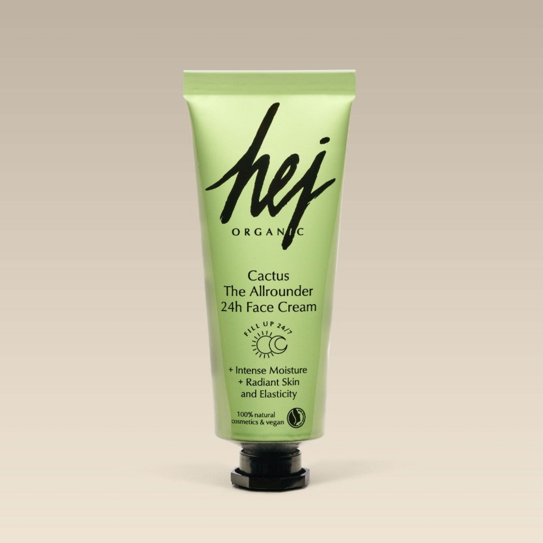 HEJ ORGANIC Cremă de față 24h CACTUS THE ALLROUNDER cu acid hialuronic 50ml