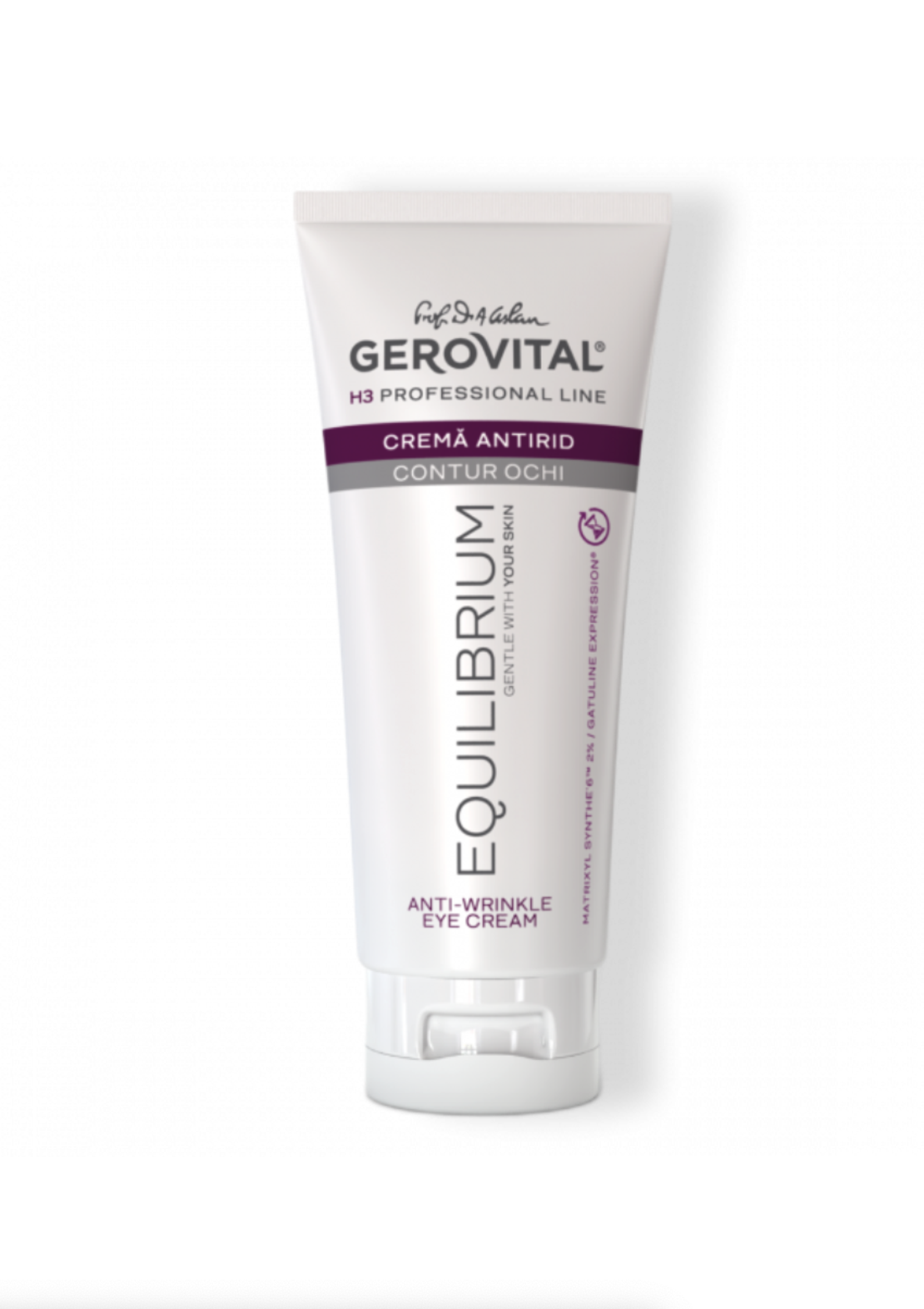 Gerovital H3 Equilibrium - Cremă Antirid Contur Ochi, Atenueaza Cearcanele și Diminueaza Ridurile 100 ml