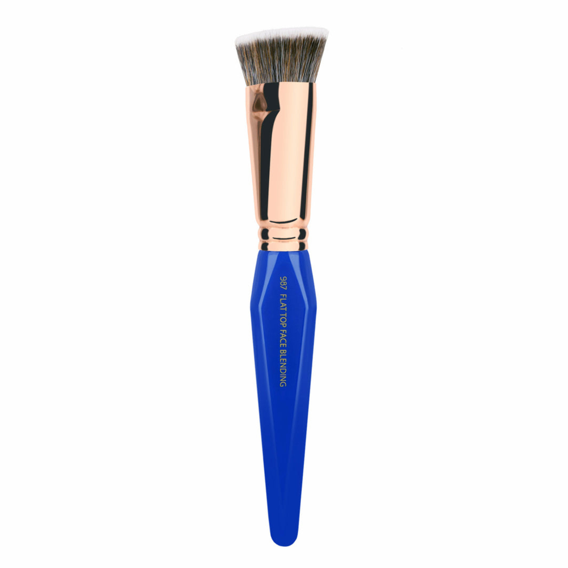 Bdellium Tools  Golden Triangle  Series Flat Top Face Blending - PENSULĂ DE CONTUR PENTRU PRODUSE LICHIDE ȘI CREMOASE - 987 GT