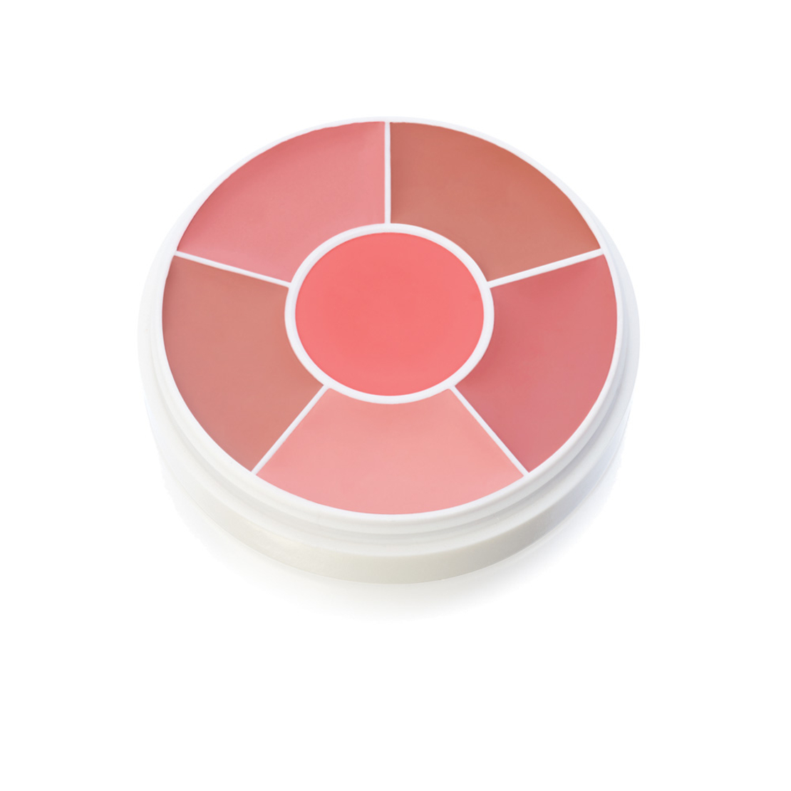 Ben Nye Creme Rouge Wheel Natural Glow – Paletă profesională de blush cremă pentru ten deschis