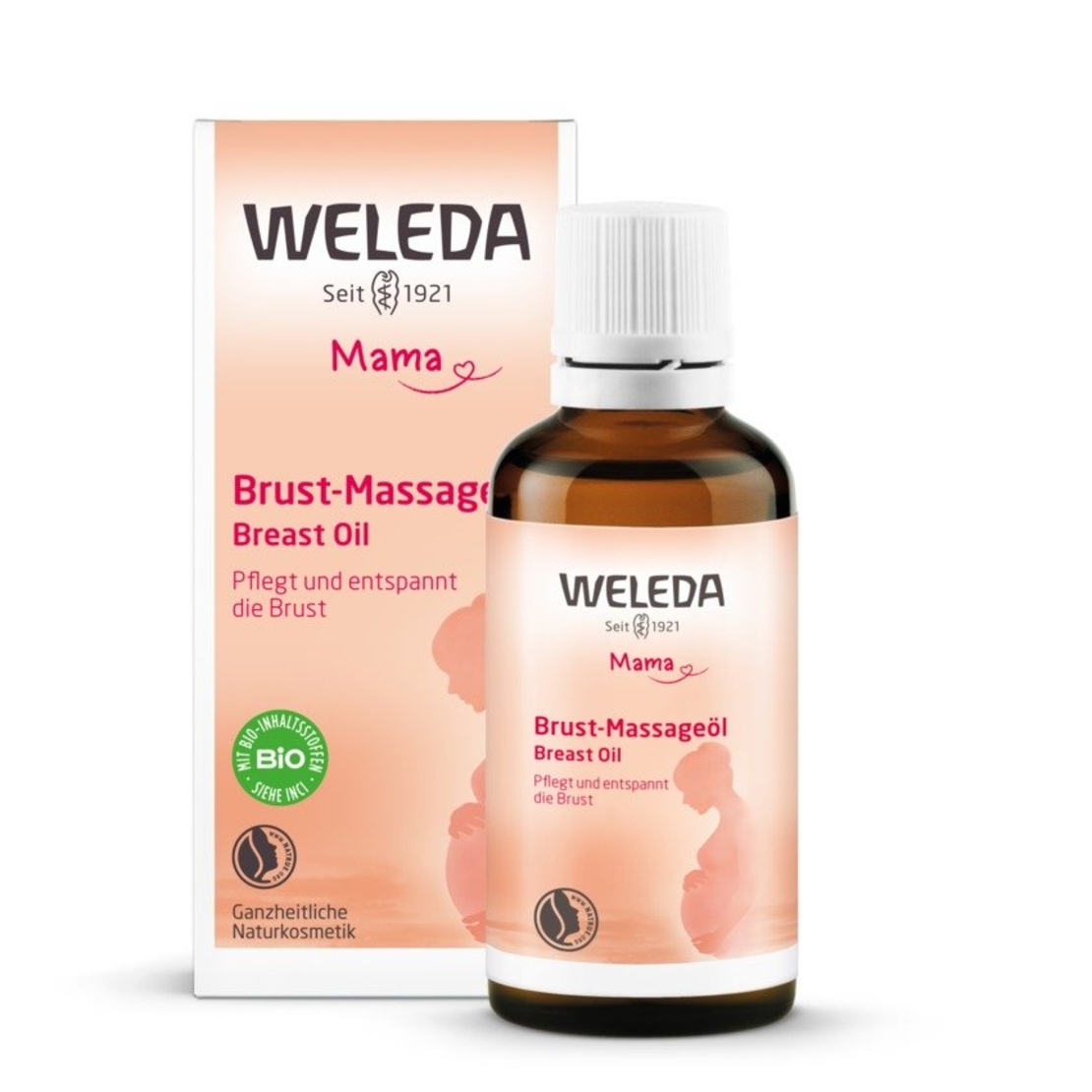 WELEDA Ulei BIO pentru stimularea lactației 50ml – Ulei natural pentru masajul sânilor în sarcină și alăptare