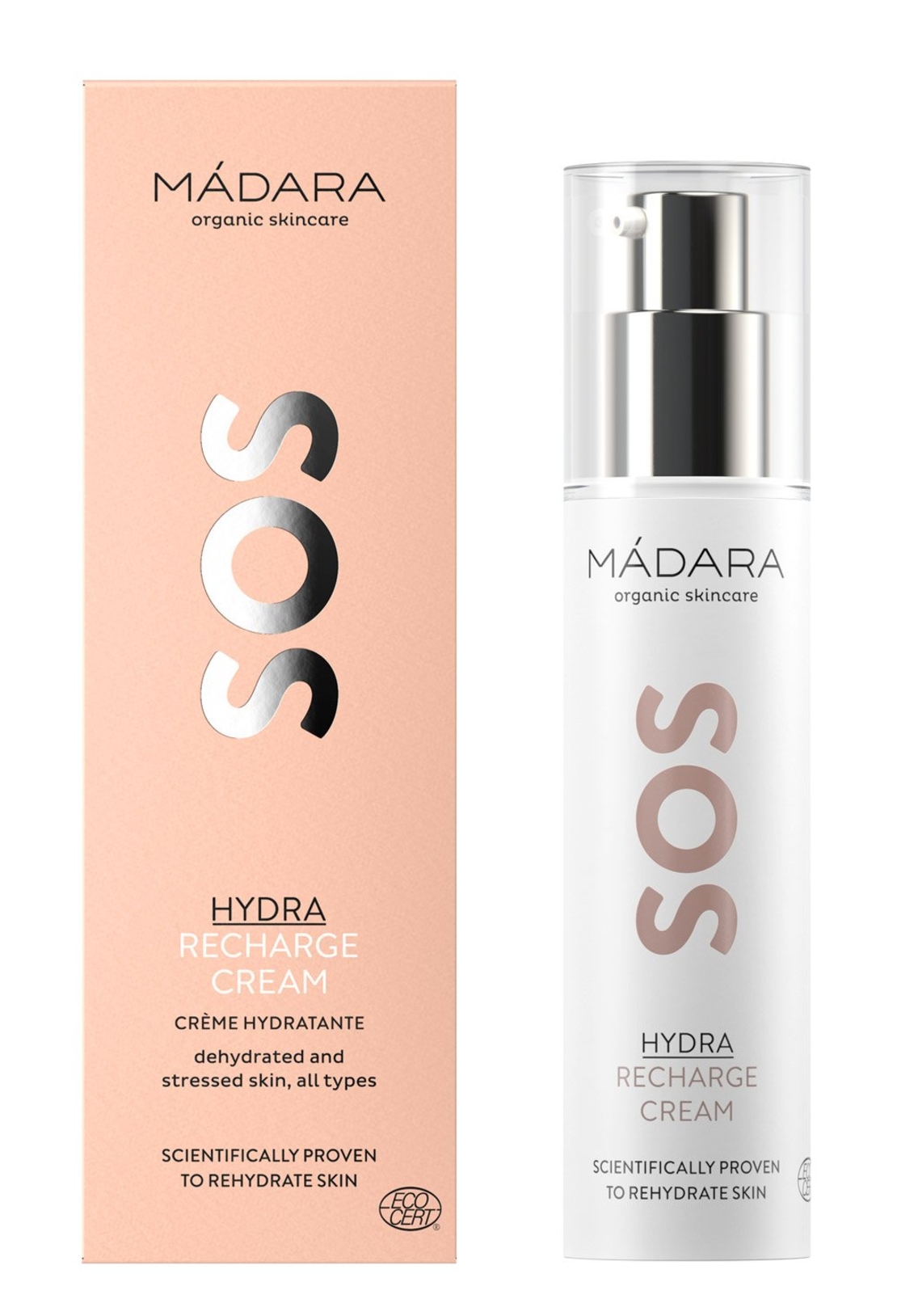 MÁDARA SOS HYDRA Cremă Rehidratantă Vegană pentru Ten 50ml