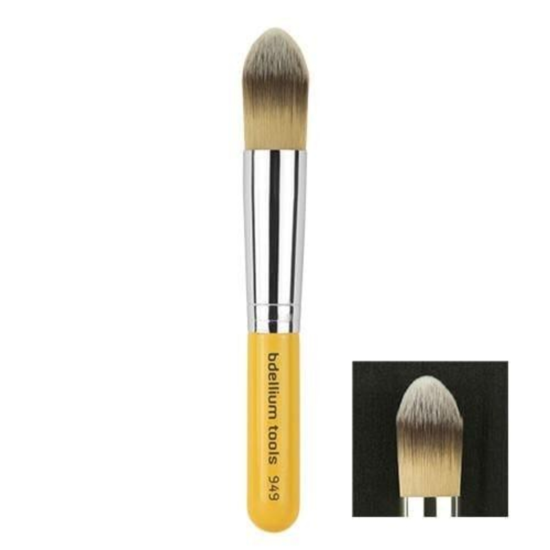 Bdellium Tools Travel Series Pointed Foundation - Pensulă pentru fond de ten Nr. 949 T