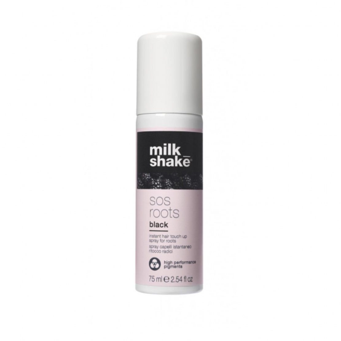 Milk_Shake Sos Roots Spray BLACK – professional root touch-up spray with instant coverage 75ml