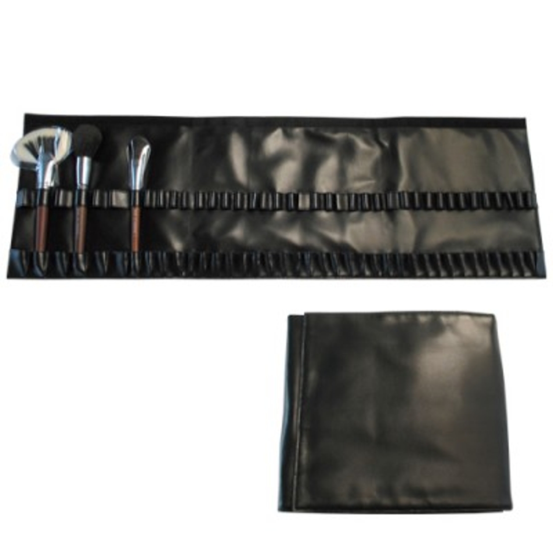 Parisax Professional 39-Compartment Black Leather Makeup Case TR39B