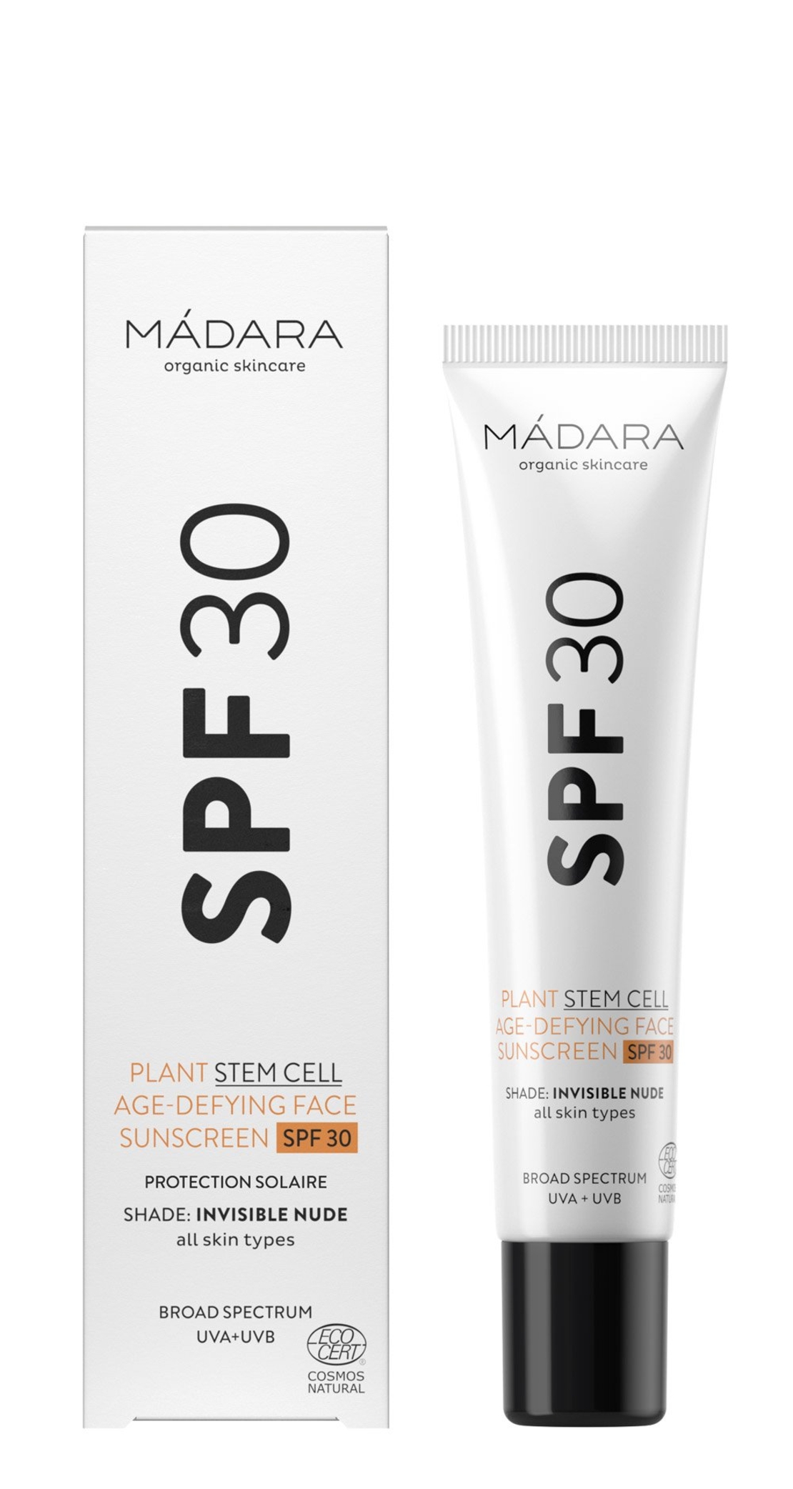 MÁDARA Cremă de Față BIO cu Protecție Solară Minerală SPF 30 UVA/UVB 40ml