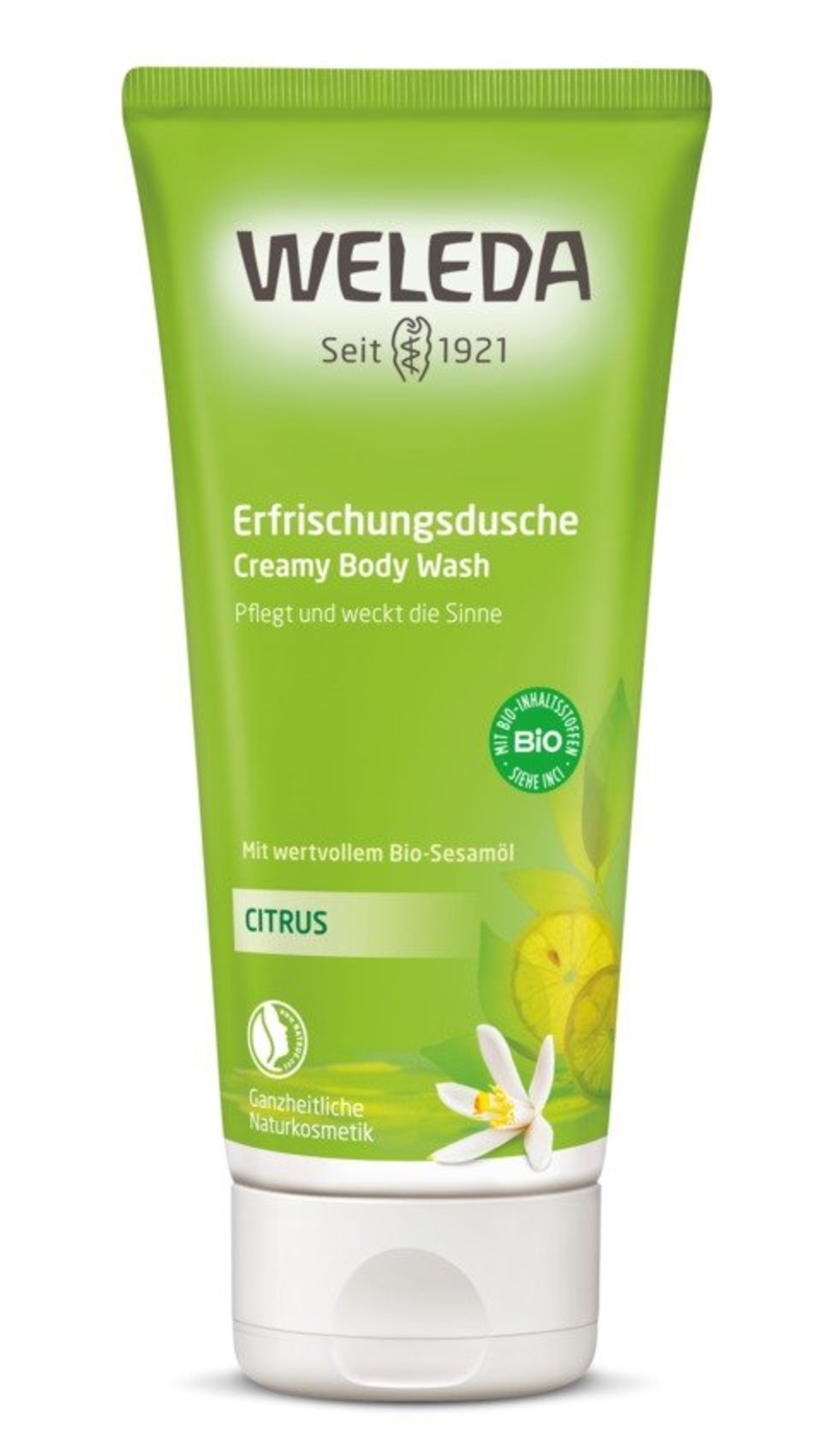 WELEDA Loțiune de Duș cu Citrice – Gel de Duș Natural Revigorant și Hidratant 200ml