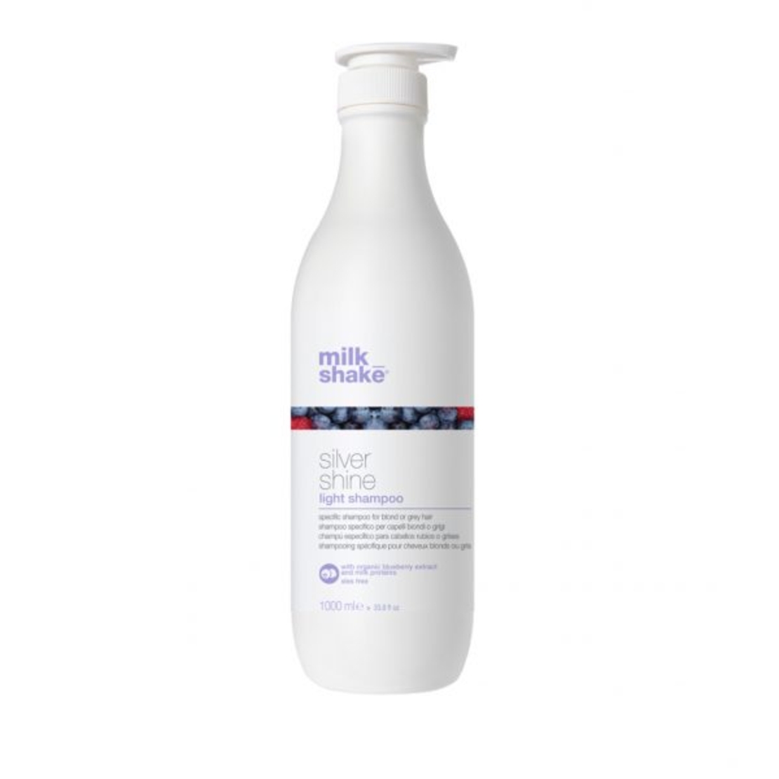 Milk_Shake®  Silver Shine Light Shampoo –Șampon nuanțator pentru păr blond, gri sau cărunt  1000 ml