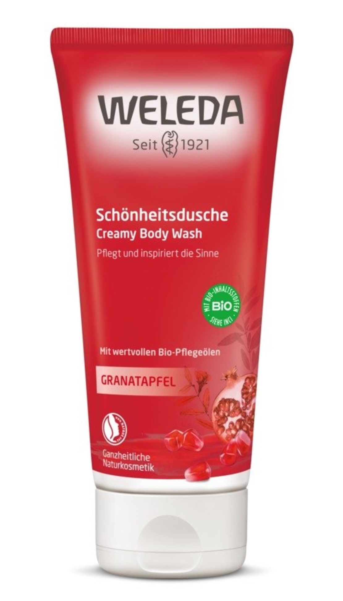 WELEDA Loțiune de Duș Regenerantă cu Rodie – Curățare Delicată și Hidratare 200ml