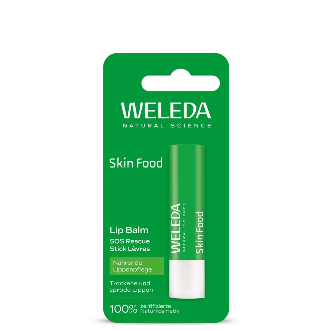 WELEDA Skin Food Balsam de buze stick 4,8g – hidratare și protecție pentru buze uscate
