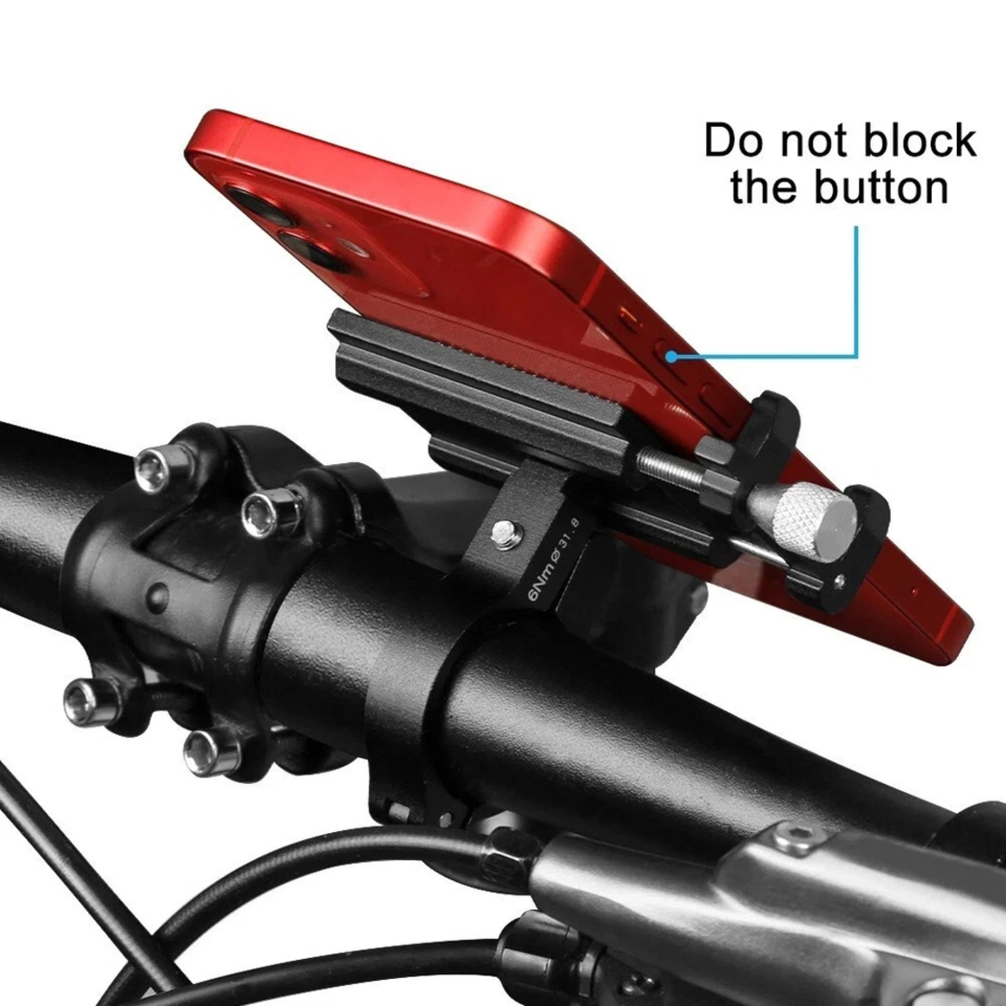 Gub 81 mini suport telefon aluminiu bicicleta trotineta metal