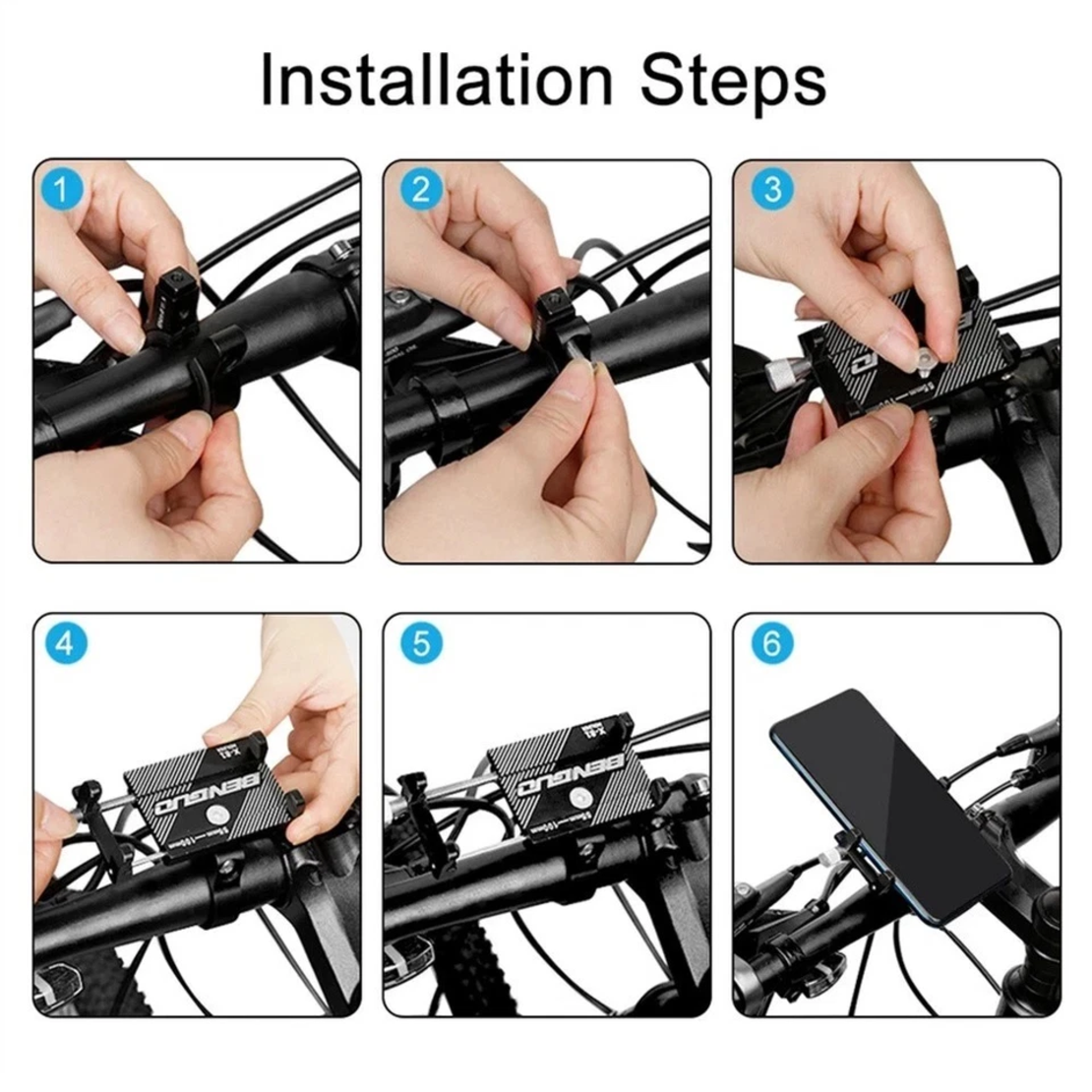 Gub 81 mini suport telefon aluminiu bicicleta trotineta metal