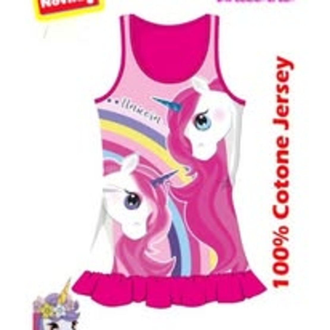 Rochie Unicorn  Fucsia