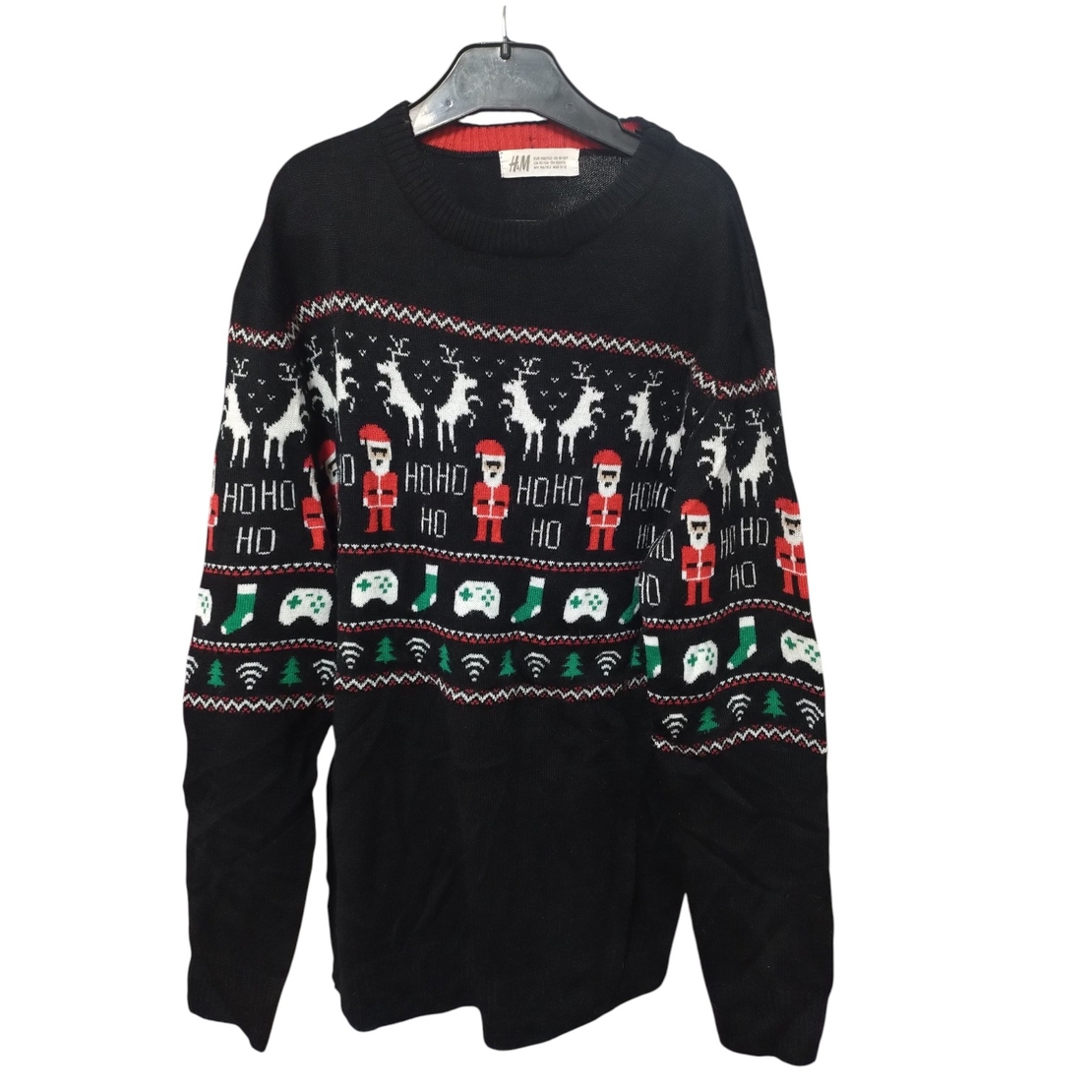 Mega-Lot Băieți 11-12 ani (3 kg) - Geacă, Vestă Fâș, Pulover H&M Gaming și 5 Pantaloni Trening (mărimea 146-152 cm)