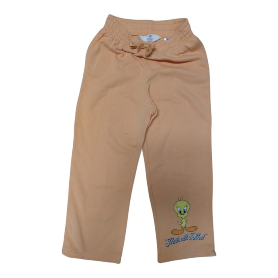 Pantaloni de Trening Vătuiți cu Croială Largă Tweety H&M — Mărime 128 (7-8 ani) — Second Hand Stare Excelentă
